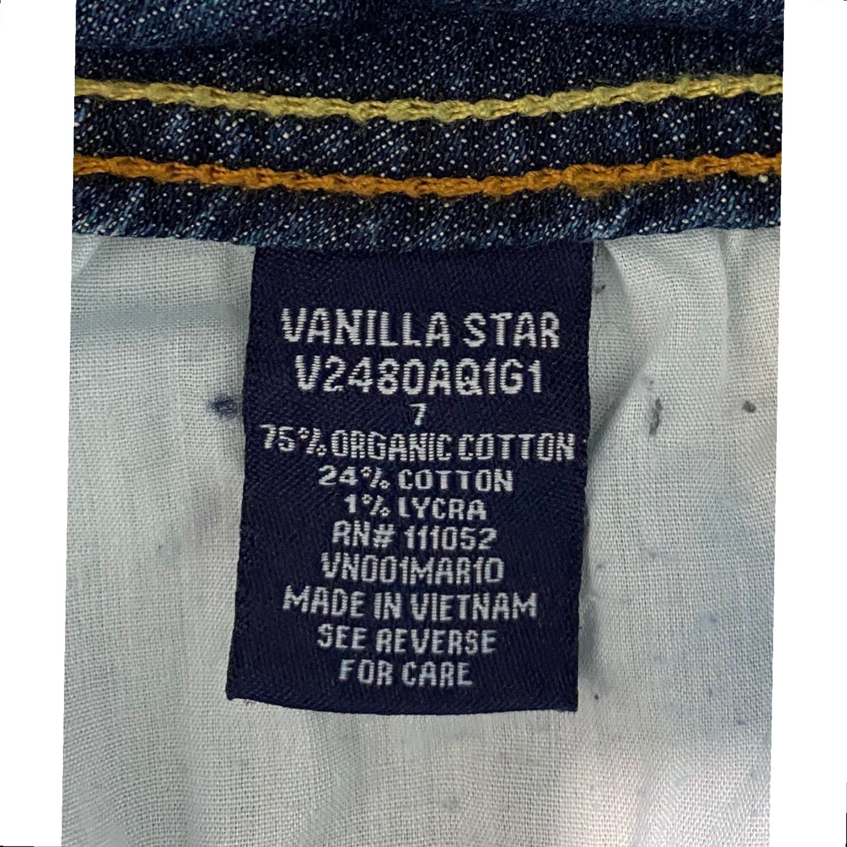 Vintage Vanilla Star Jeans Skinny 5-Pocket Denim Blue Juniors Size 7 Womens Size 28" / US 6 / IT 42 - 5 Thumbnail