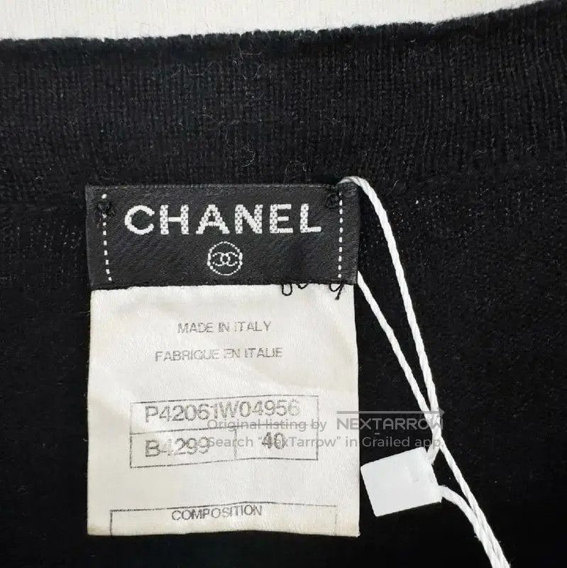 Chanel Chanel Black Cashmere Long Sleeve Dress . Size M / US 6-8 / IT 42-44 - 3 Thumbnail