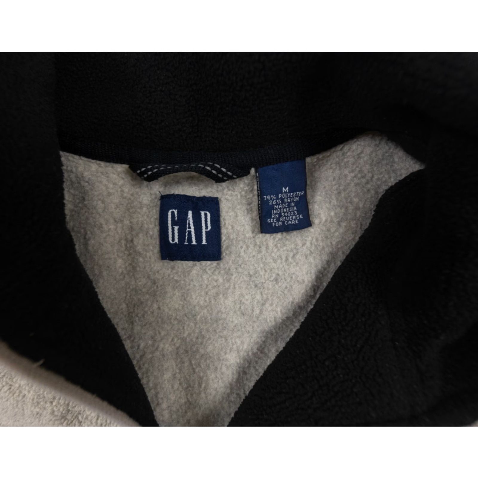 Gap VINTAGE GAP Fleece Pullover Adult Medium Beige 1/4 Zip Long Sleeve Sweater Y2K Mens Size US M / EU 48-50 / 2 - 6 Thumbnail
