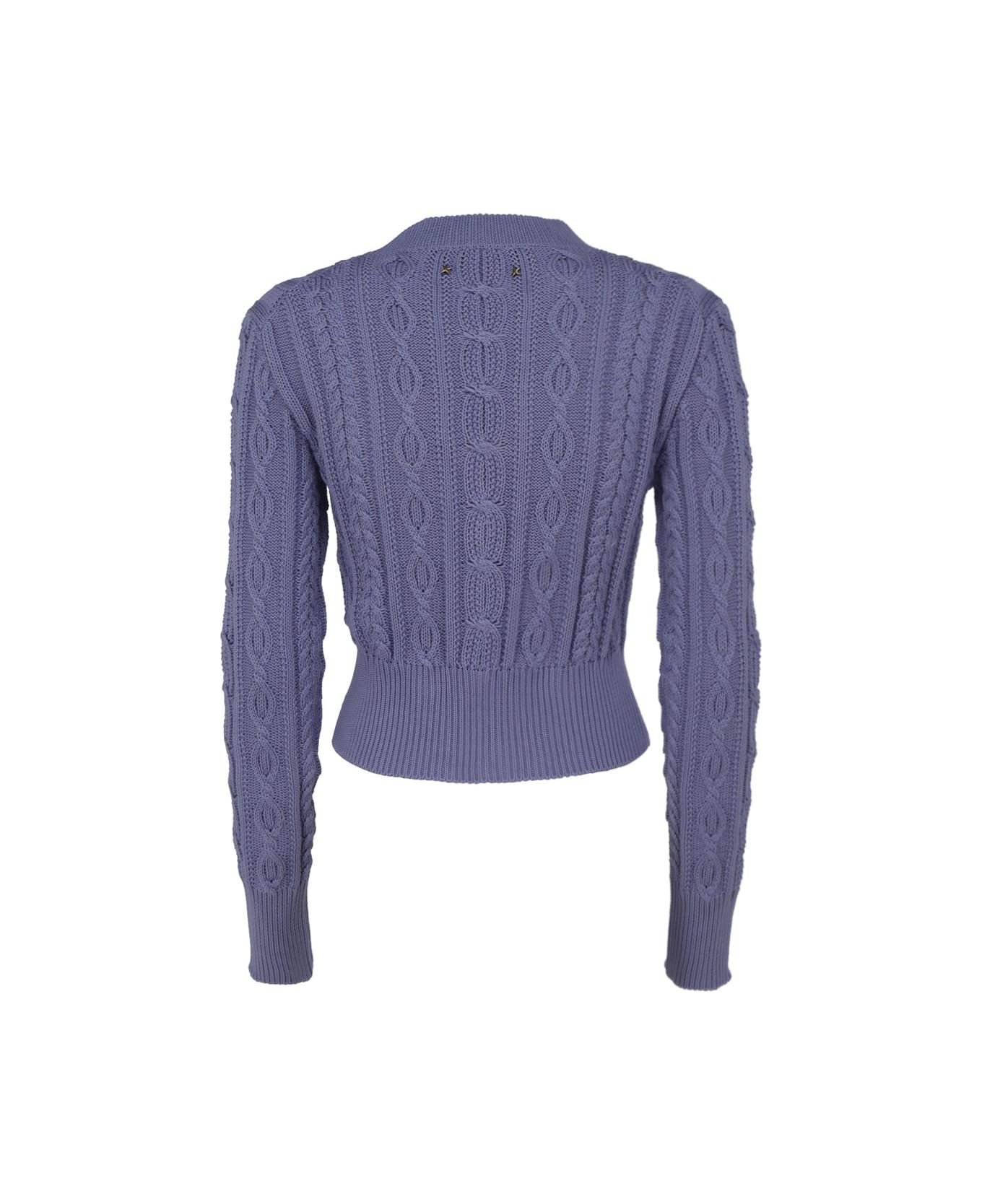 Golden Goose o1y0825 Cardigan in Lilac Size S / US 4 / IT 40 - 2 Thumbnail
