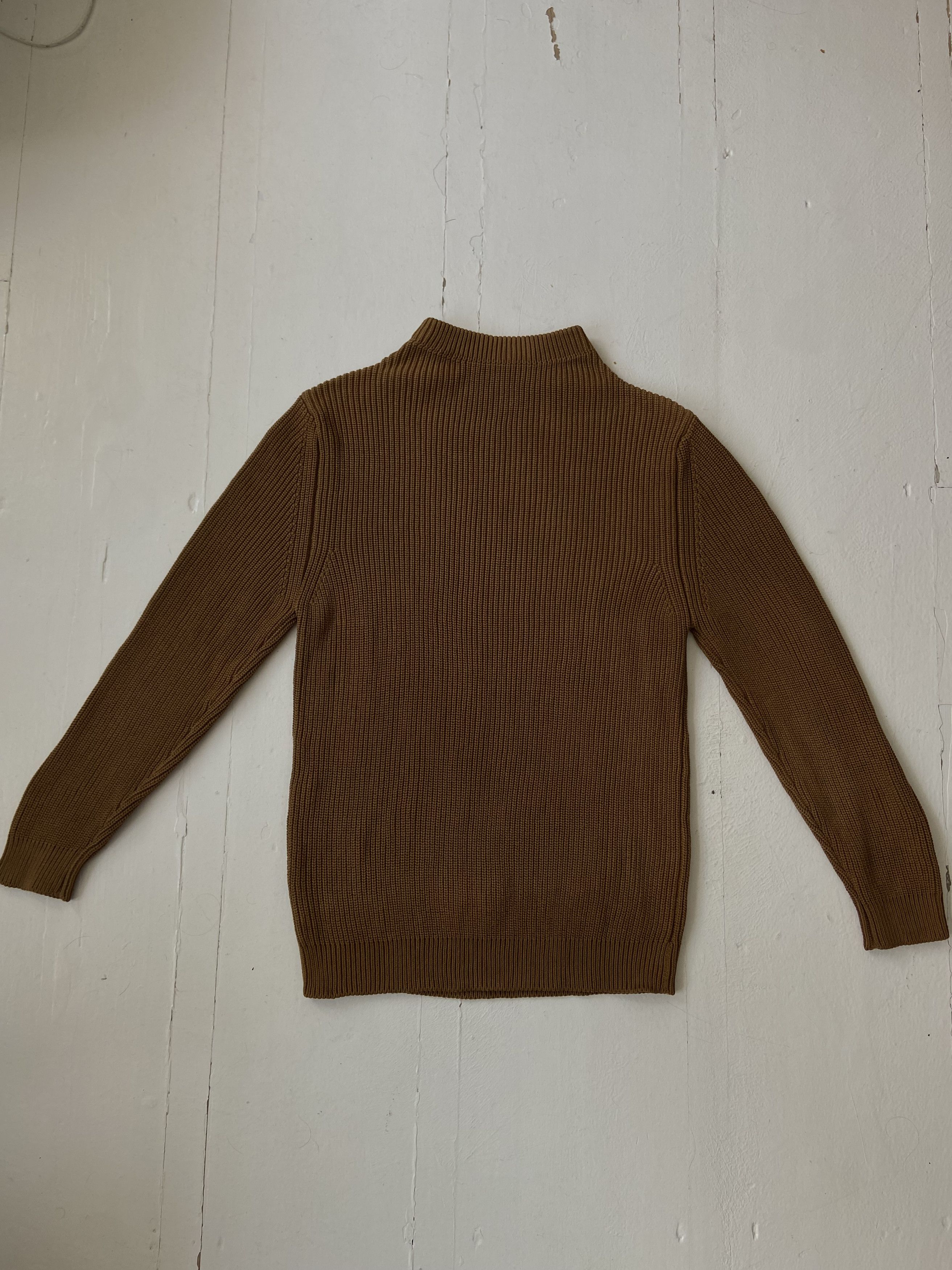 【nashi】ANDERSEN-ANDERSEN Drivers Knit Andersen-Andersen - Navy Half Zip Knitwear i Navy Blue – Stoy