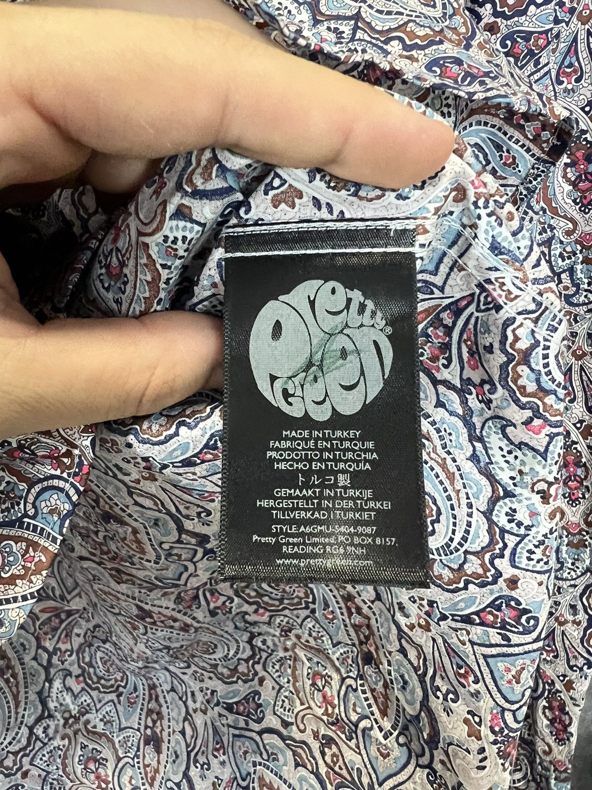 Pretty Green Pretty Green crazy designer shirt Size US L / EU 52-54 / 3 - 5 Thumbnail