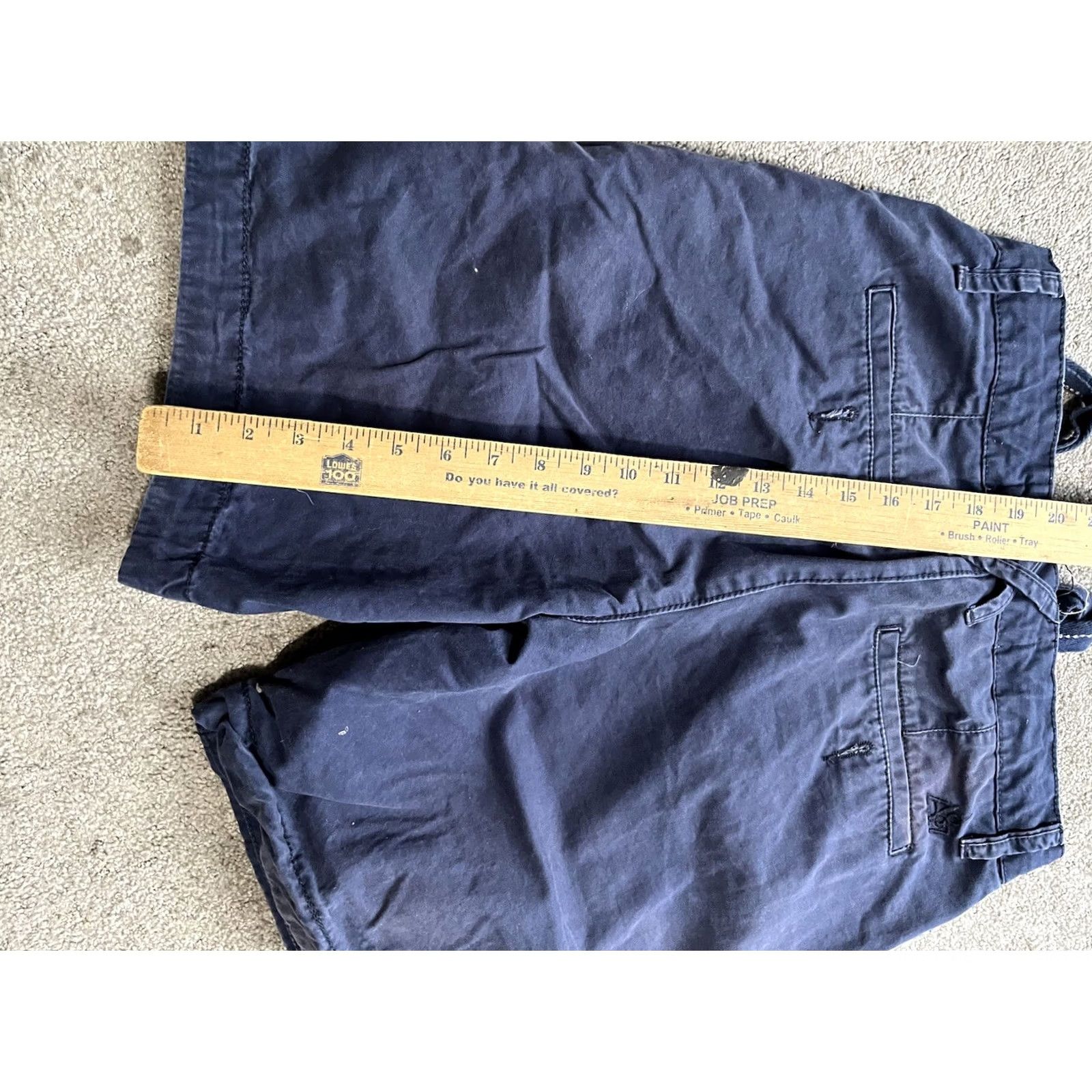 Vintage VINTAGE Aéropostale CHINO SHORTS Blue Mens 30 Casual 5-Pocket Belt Loops 90s USA Chino Cotton Vintage Mens Shorts Size US 30 / EU 46 - 4 Thumbnail