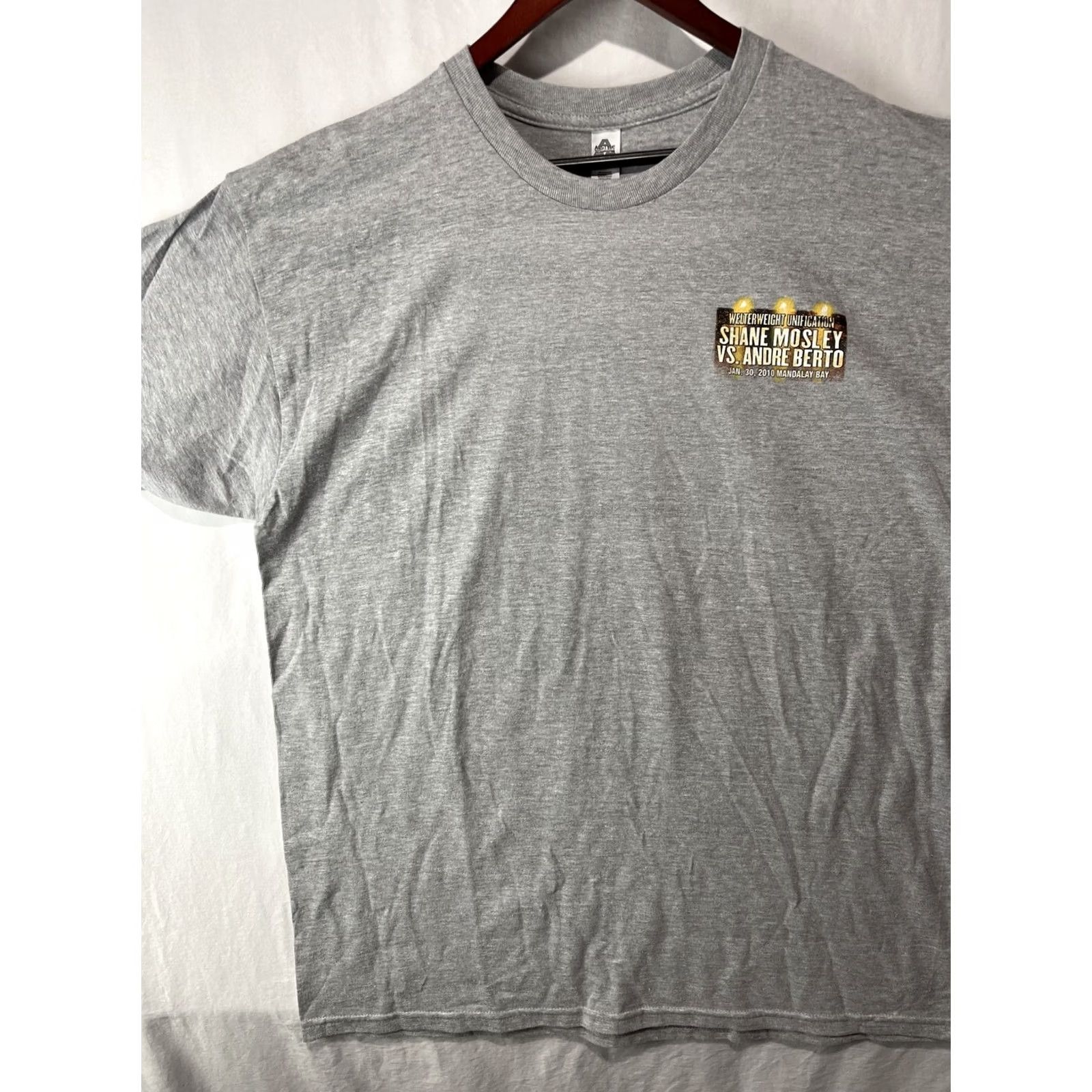 Vintage Mosley Vs Berto Shirt Men XL Boxing Fight Tee Size US XL / EU 56 / 4 - 2 Thumbnail
