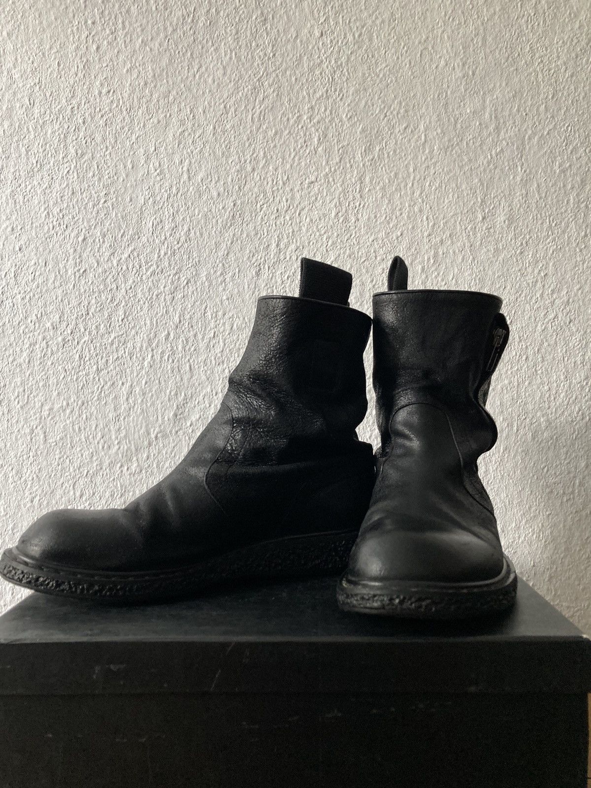 Rick Owens F/W 09 "CRUST" Blistered Lamb Leather Cargo Creeper IT43,5 Size US 10.5 / EU 43-44 - 9 Thumbnail