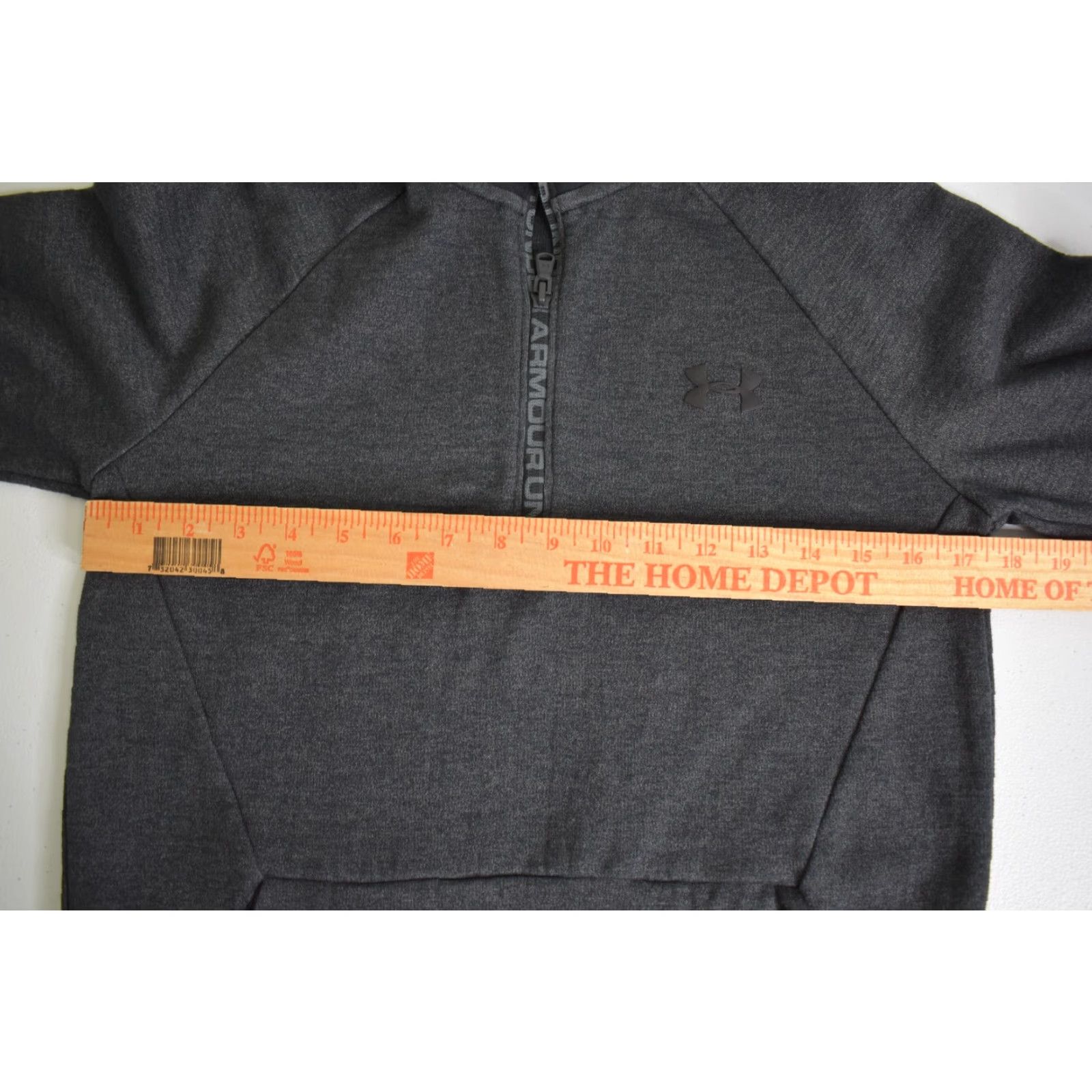 Under Armour Under Armour 1/4 Zip Pullover Mock Neck Sweatshirt Small Gray Long Sleeve Activewear Unisex Adults Regular Fit Size US S / EU 44-46 / 1 - 3 Thumbnail