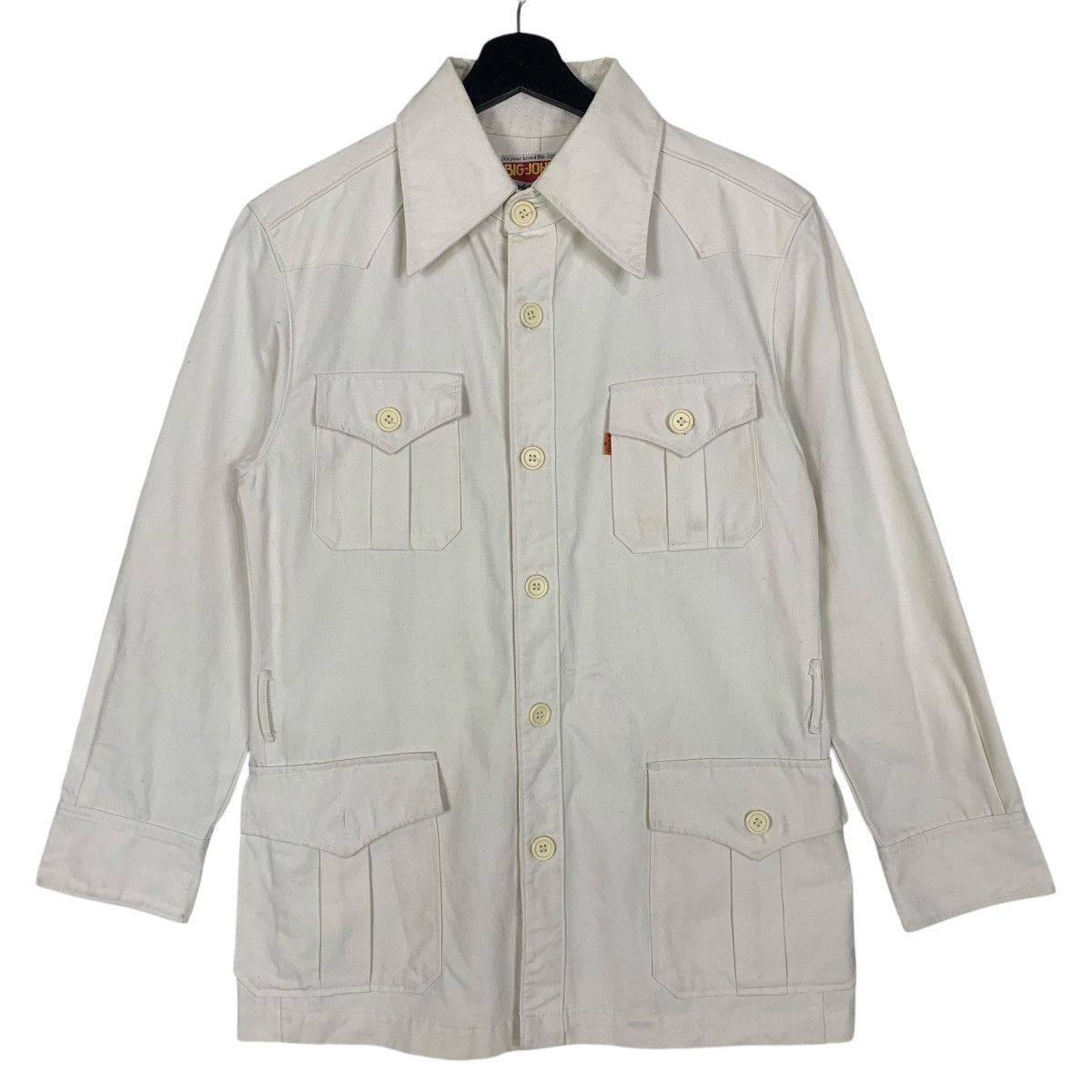 Big John × Vintage Vintage Big John AmericaDenim WorkWear Multi Pocket Jacket Size US S / EU 44-46 / 1 - 2 Thumbnail