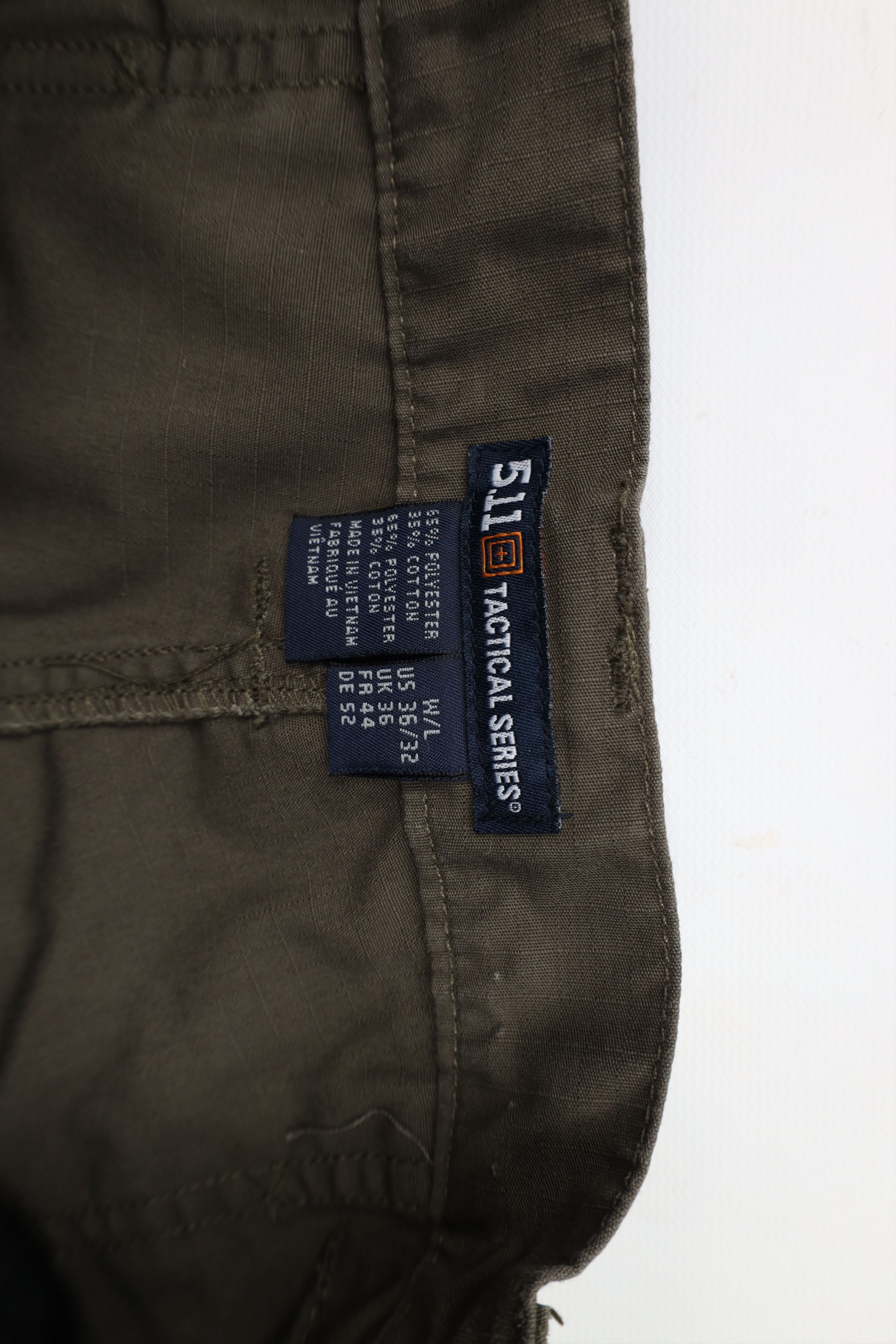 Vintage 5.11 Tactical Series Pro Ripstop Uniform Cargo Pants Green Size US 36 / EU 52 - 9 Thumbnail