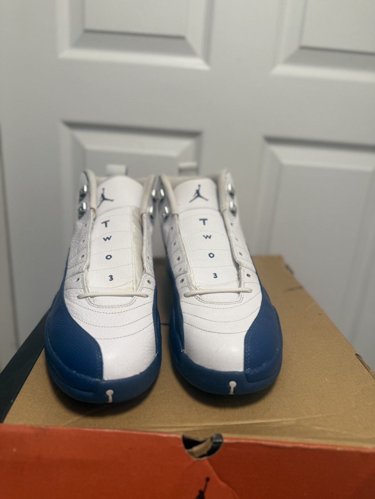 Jordan Brand French blue 12s size 12 (2016 Pair) Size US 12 / EU 45 - 4 Thumbnail
