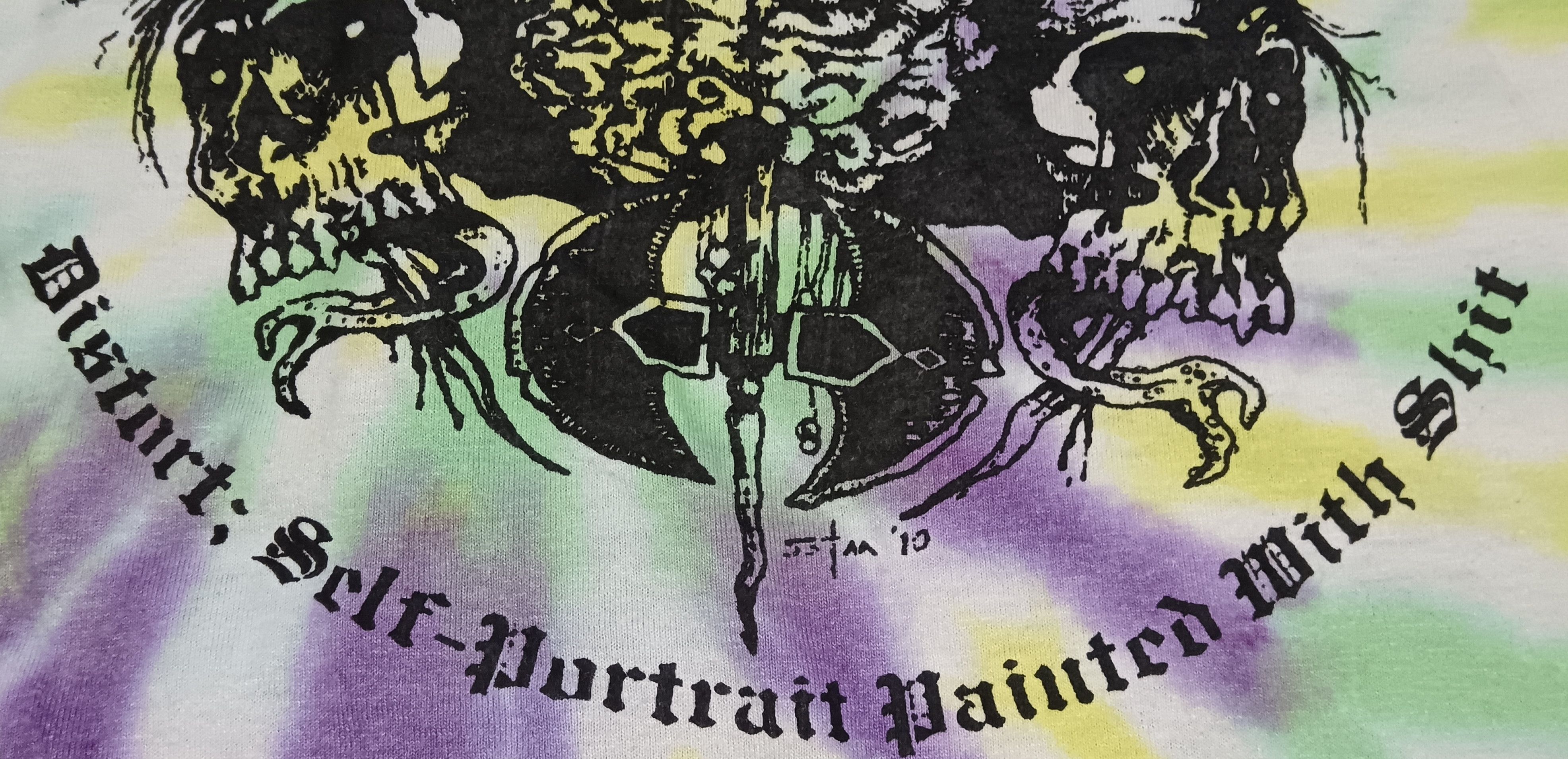 Band Tees × Vintage KRANG SATAN 2010 TIED DYED SHIRT Size US S / EU 44-46 / 1 - 2 Thumbnail