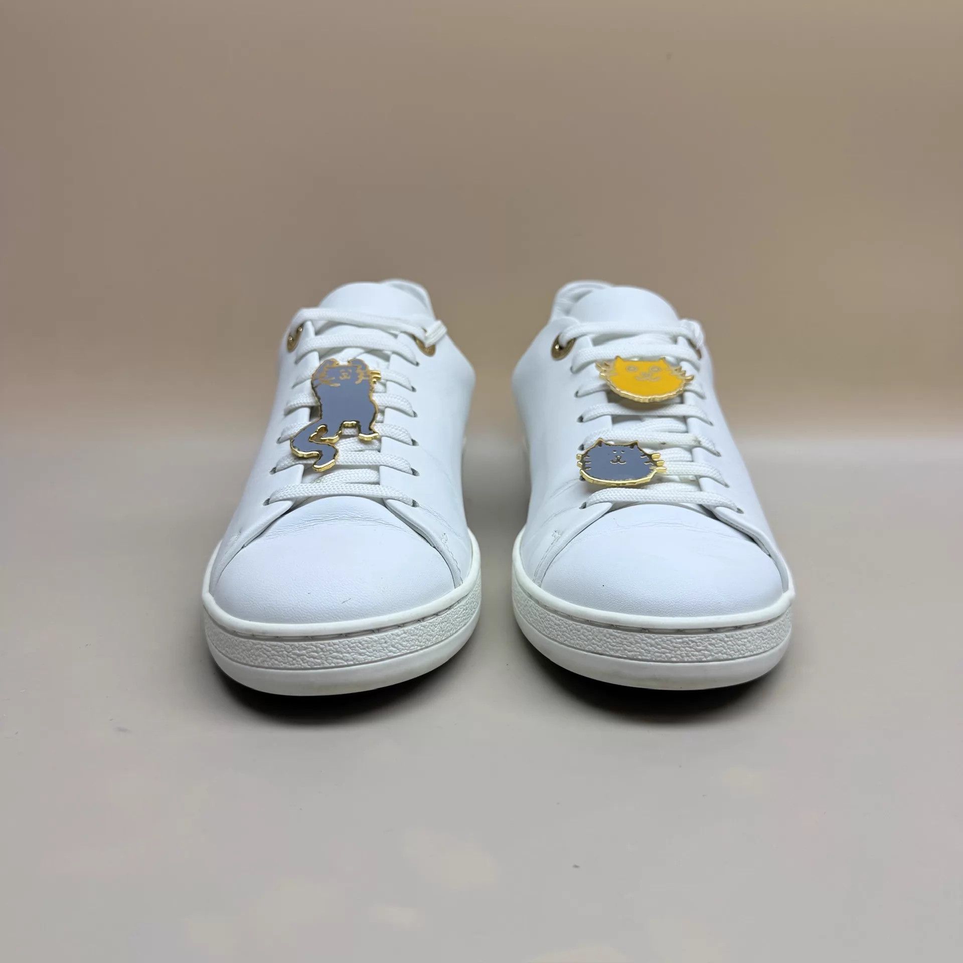 Louis Vuitton Louis Vuitton Kitten Print Lace-Up Sneaker 38 99 New Size US 7.5 / IT 37.5 - 2 Thumbnail