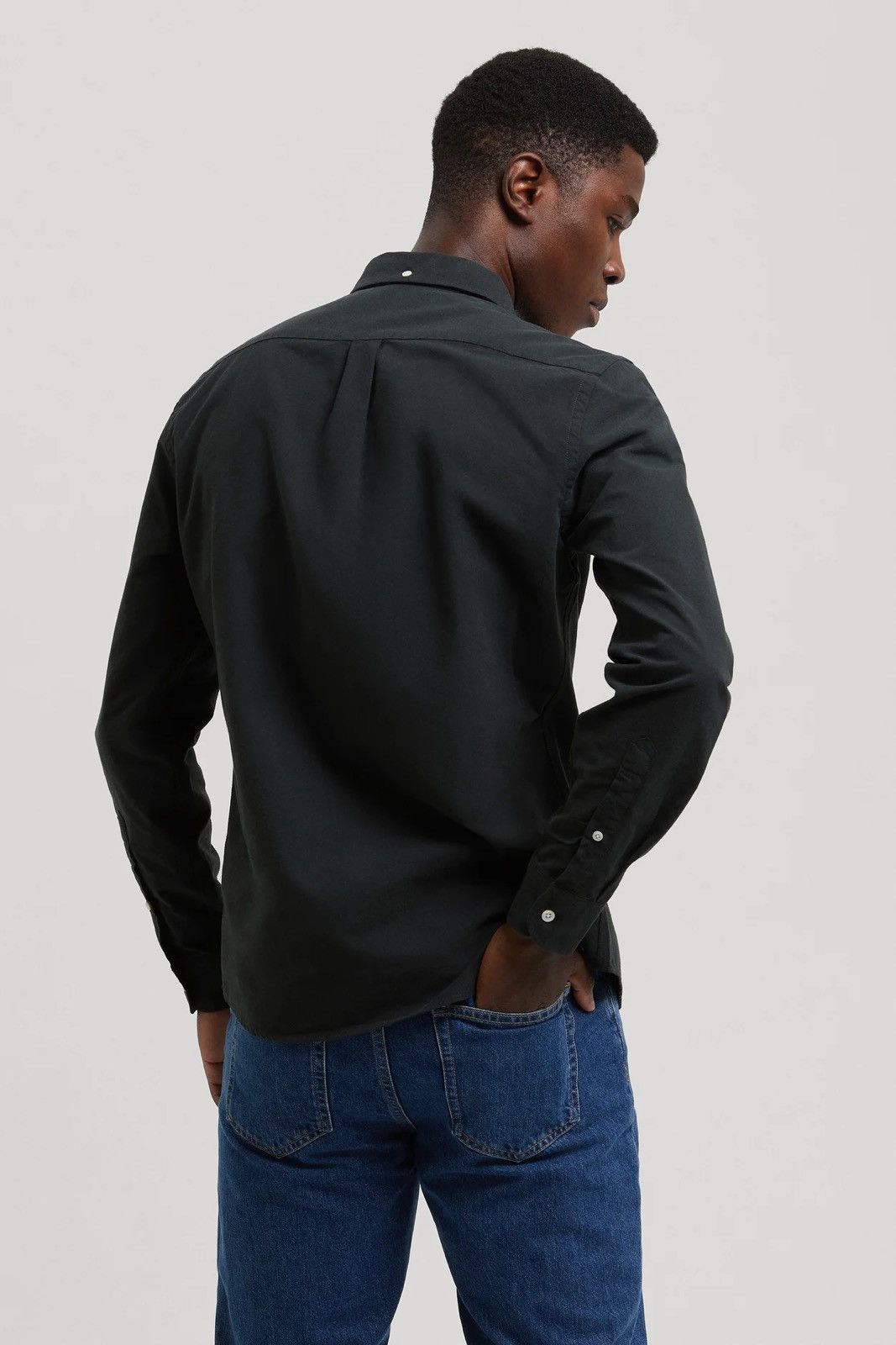 Asket Asket Oxford Pocket Shirt Dark Green Size US M / EU 48-50 / 2 - 3 Thumbnail