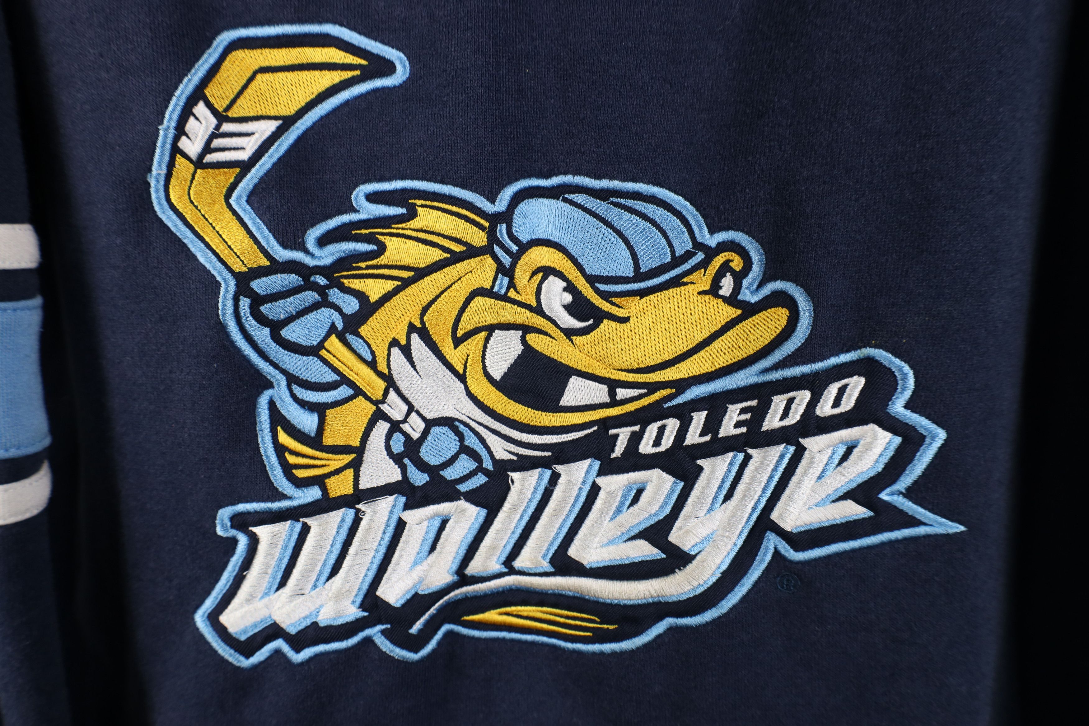 Vintage Vintage Y2K League Toledo Walleye Hockey Hoodie Sweatshirt Size US M / EU 48-50 / 2 - 5 Thumbnail