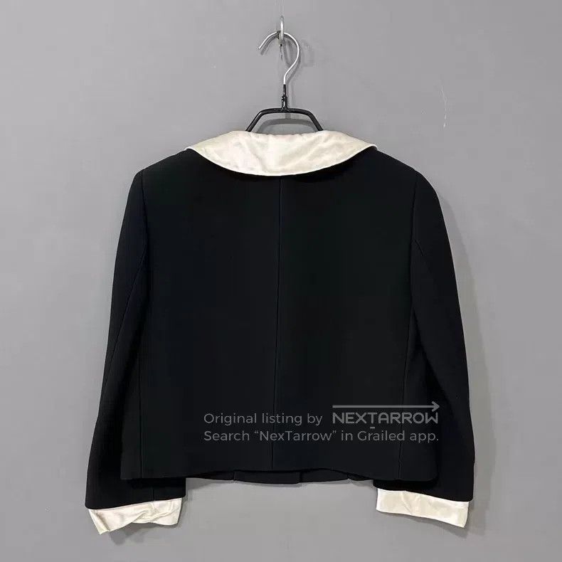 Miu Miu Miu Miu 38 Small fragrant wind bow Pearl button coat Size M / US 6-8 / IT 42-44 - 3 Thumbnail