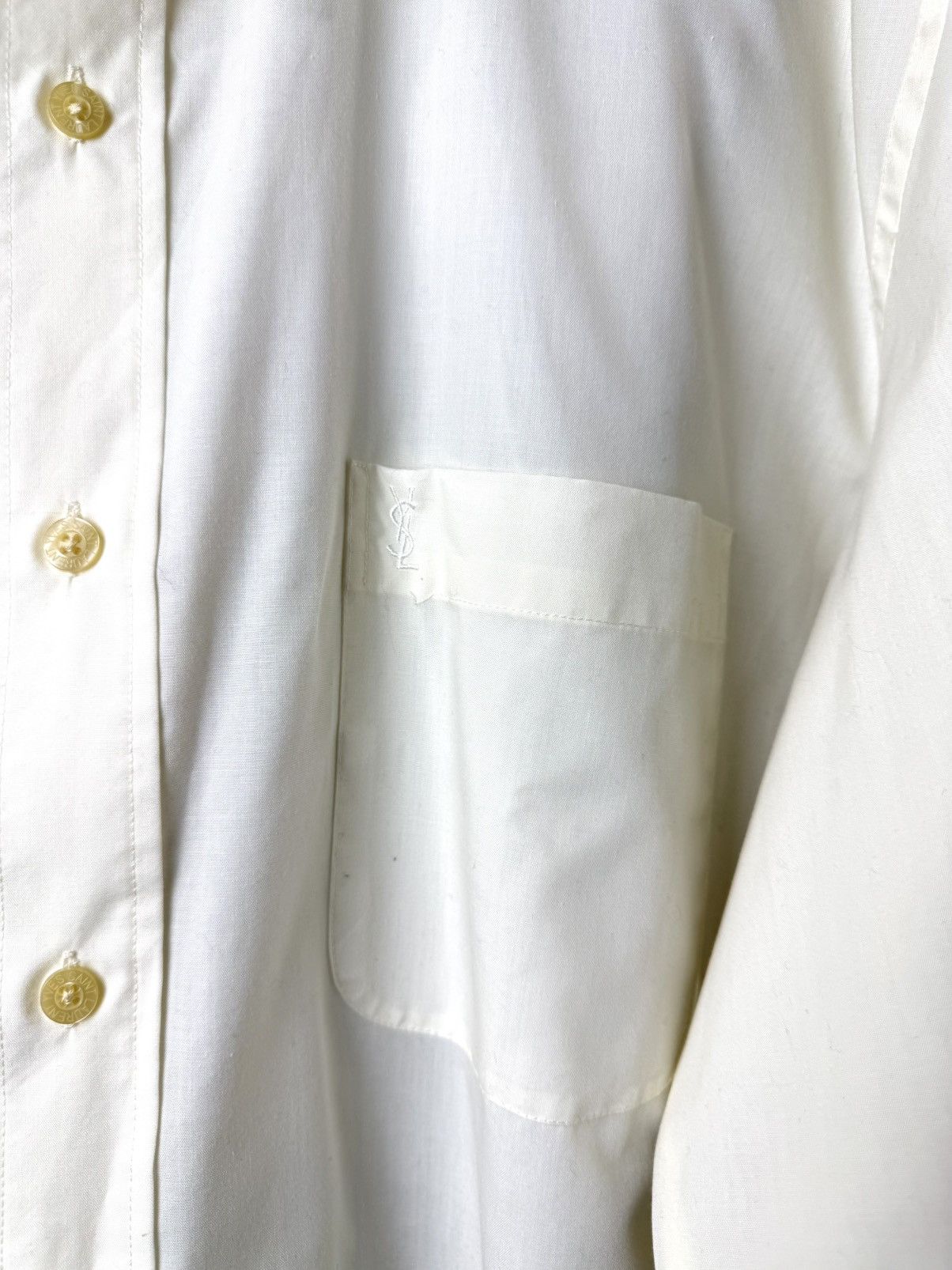 Yves Saint Laurent Vintage YSL Yves Saint Laurent Shirt Buttons Up Size US XXL / EU 58 / 5 - 3 Thumbnail