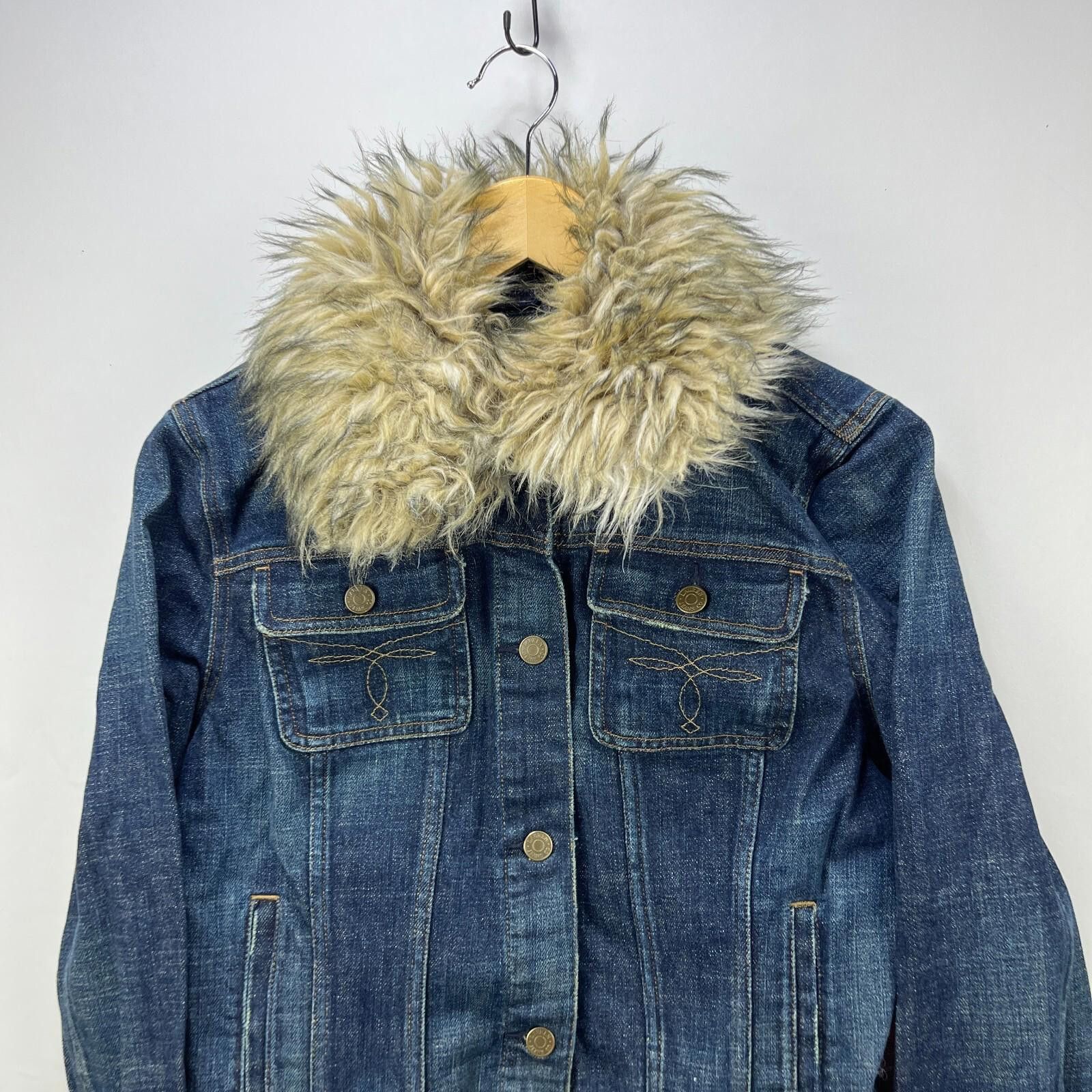 Levi's Vintage Y2K Lauren Ralph Lauren Denim Jacket Women's Large Size L / US 10 / IT 46 - 2 Thumbnail