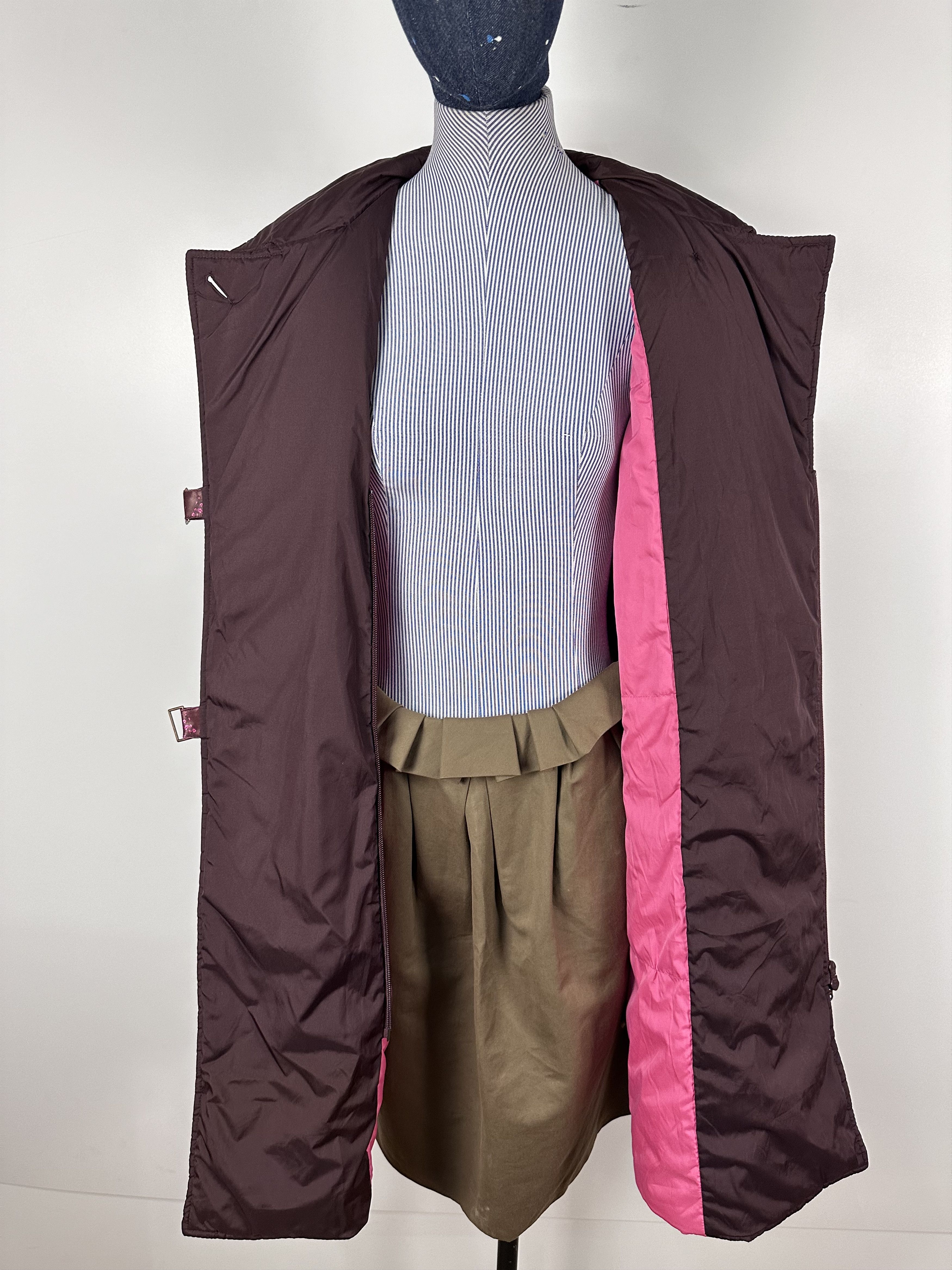 Kenzo Kenzo Junior Womens Coat Long Jacket Burgundy Size 12 Size XL / US 12-14 / IT 48-50 - 12 Thumbnail