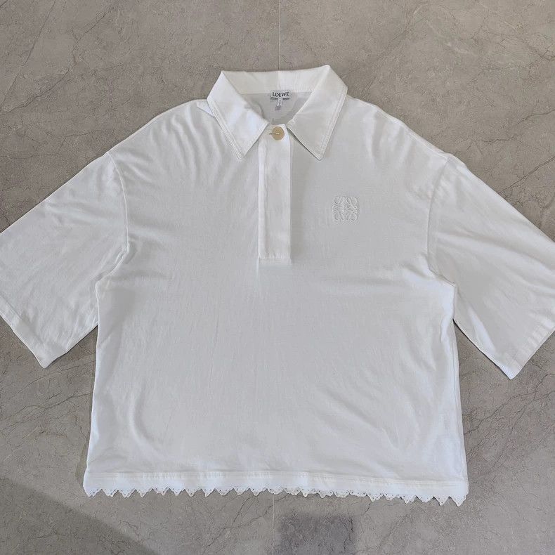 Loewe LOEWE White POLO shirt for ladies Size S / US 4 / IT 40 - 1 Thumbnail