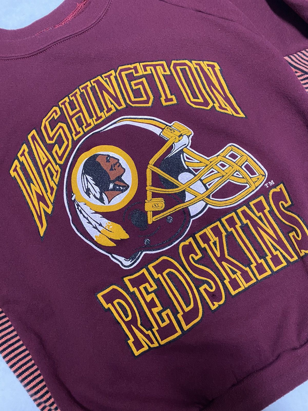 NFL × Vintage Crazy Vintage Streetwear 90’s NFL Redskins Crewneck M Size US M / EU 48-50 / 2 - 3 Thumbnail