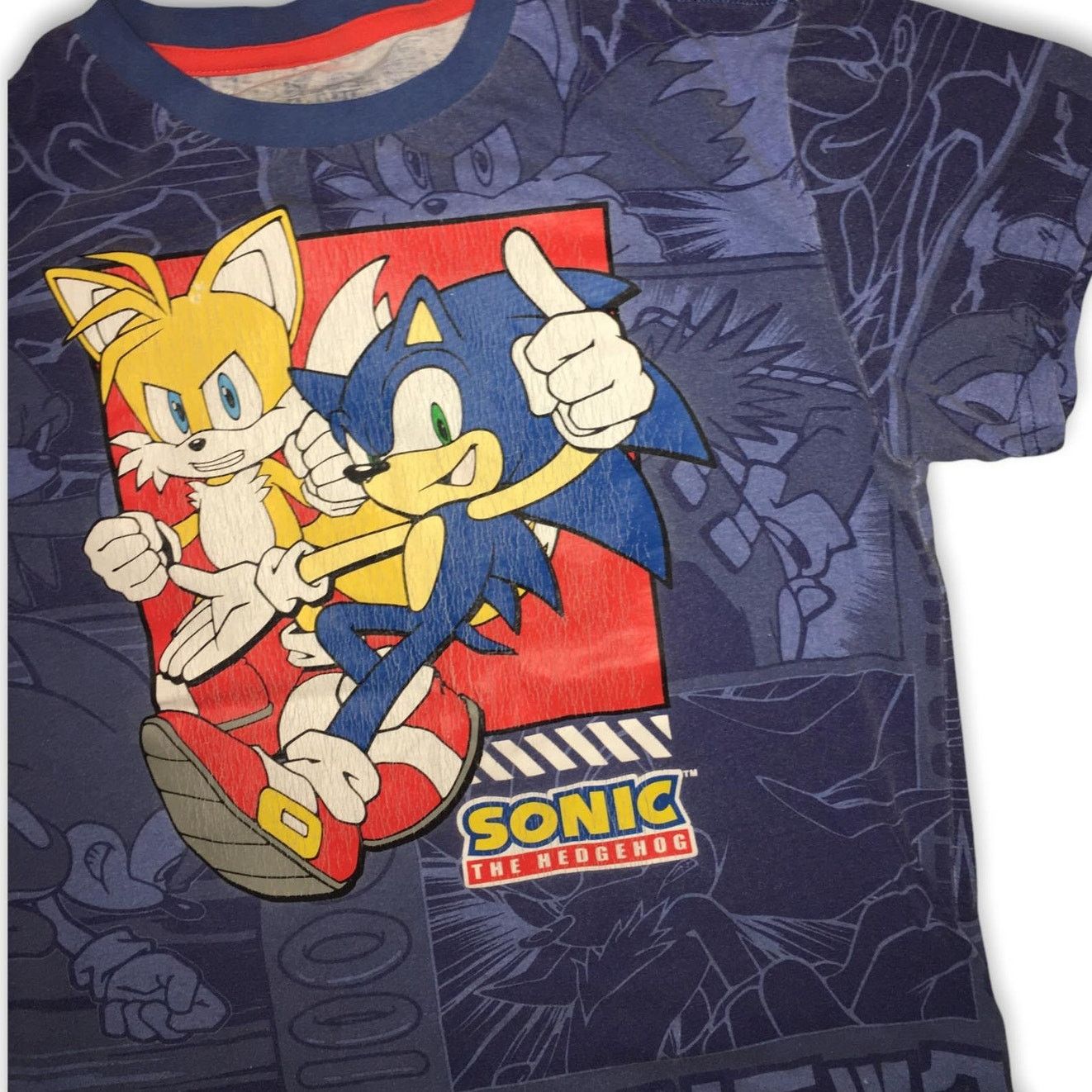 Other VINTAGE Sega Freeze Sonic The Hedgehog T-Shirt Small/Medium Size US M / EU 48-50 / 2 - 4 Thumbnail