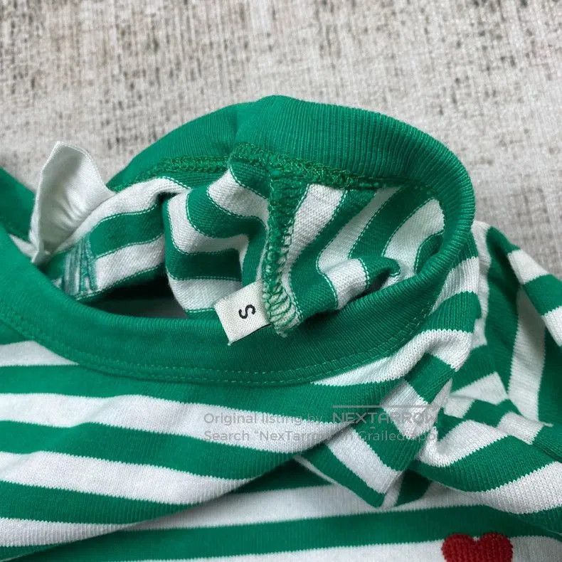 Ami Paris Striped Long Sleeve T.