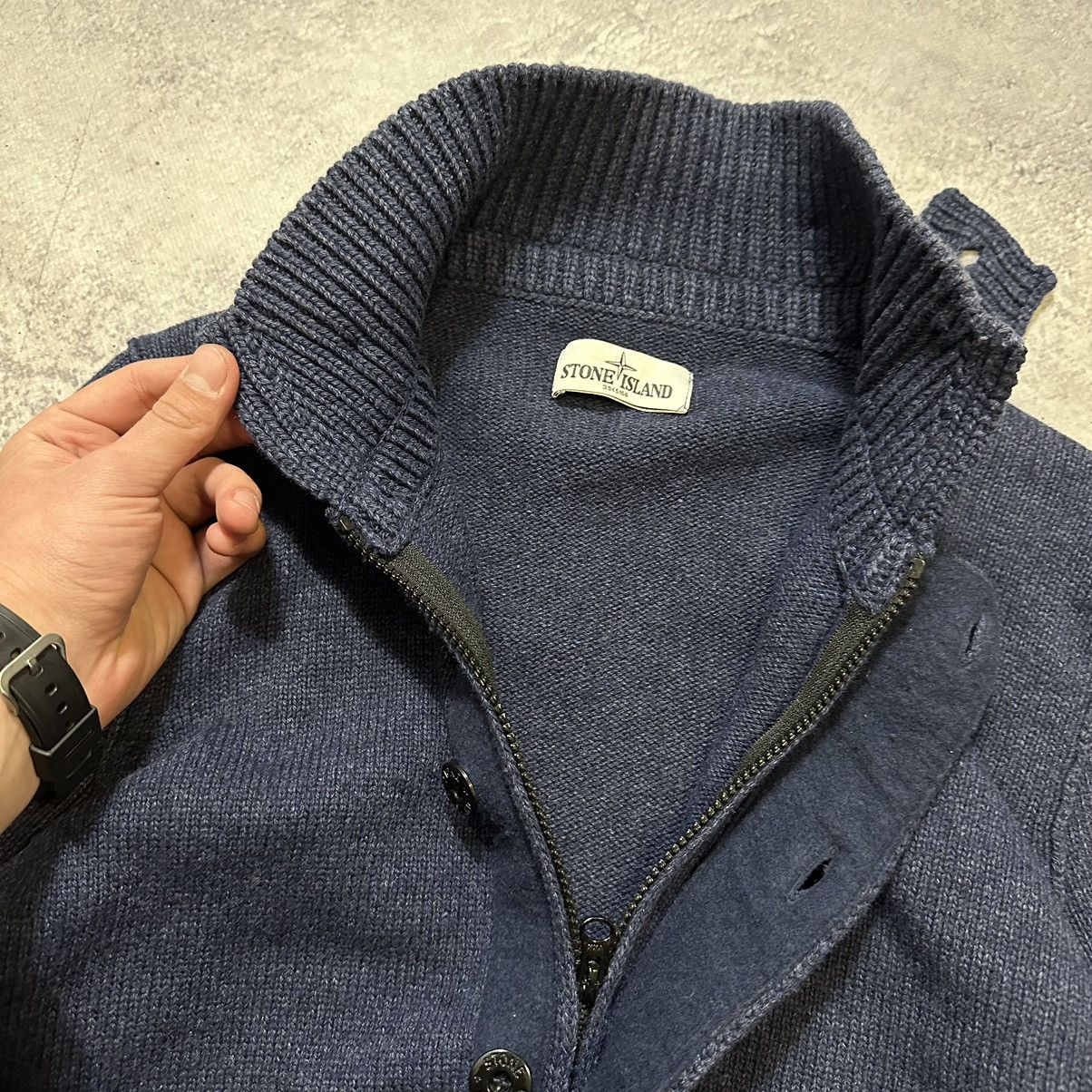 Stone Island × Vintage Vintage Stone Island sweater cardigan Size US M / EU 48-50 / 2 - 4 Thumbnail