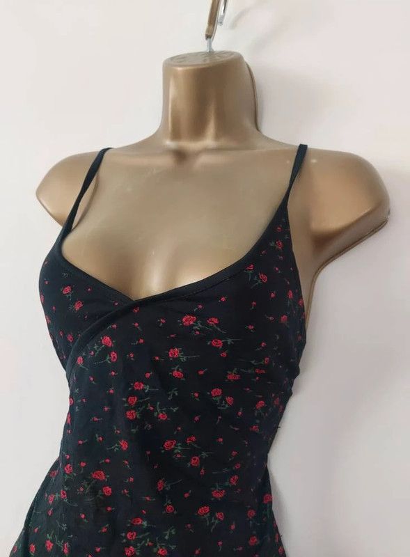Vintage Red Rose Vintage mesh top XL Size XL / US 12-14 / IT 48-50 - 2 Thumbnail