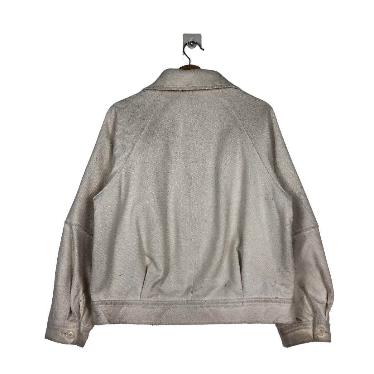 Japanese Brand × Vintage 📌VINTAGE CROPPED WOOL BIKER JACKET GU Size US M / EU 48-50 / 2 - 9 Thumbnail