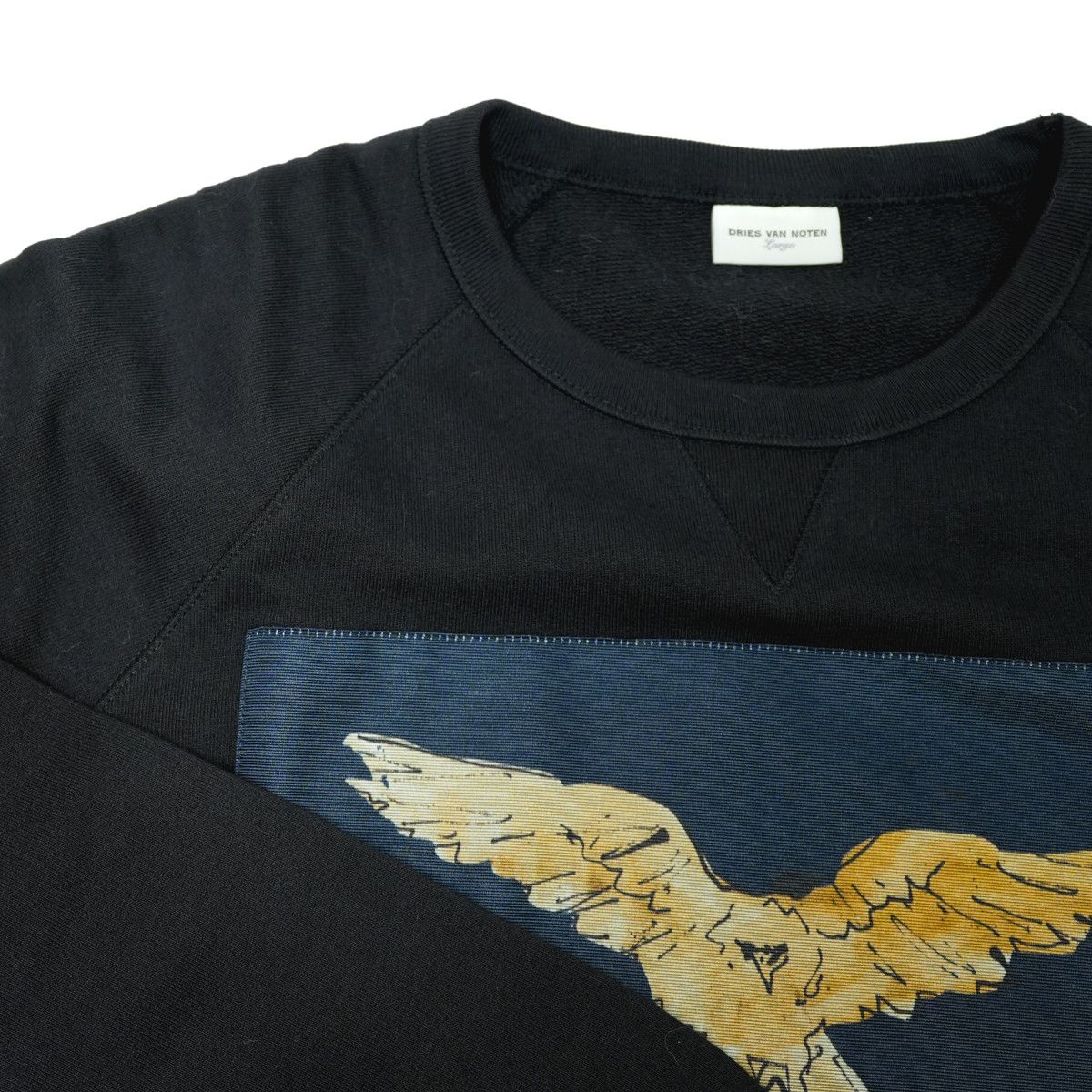 Dries Van Noten DRIES VAN NOTEN HUNTER EAGLE PATCH CREW SWEAT Size US M / EU 48-50 / 2 - 4 Thumbnail