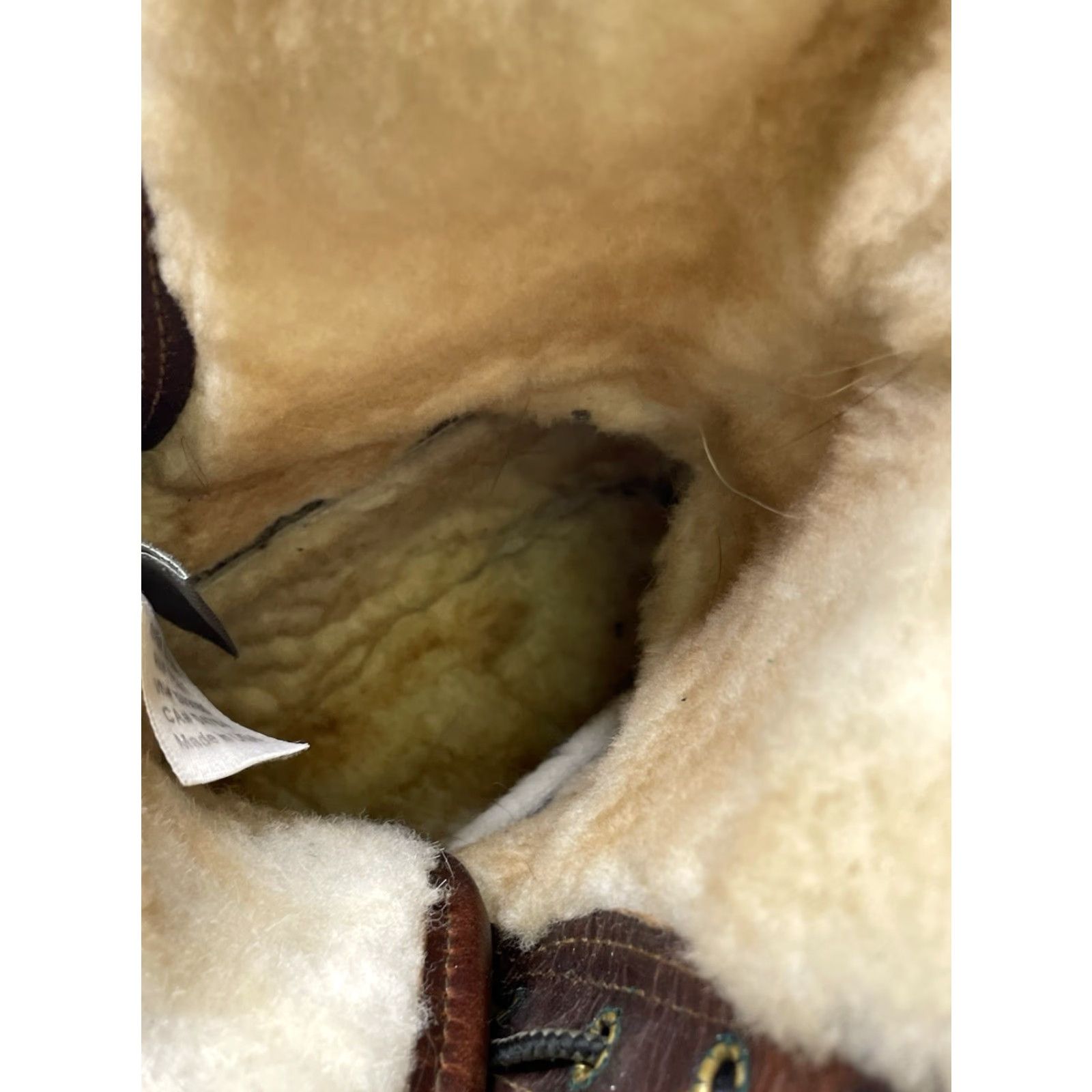 Vintage L.L. Bean Boots 10” Shearling-Lined Duck Brown on Brown 297247 Women's US 7M Shoe Boots Waterproof Snow Boot Mid-Calf Leather Brown Logo Size US 7 / IT 37 - 5 Thumbnail