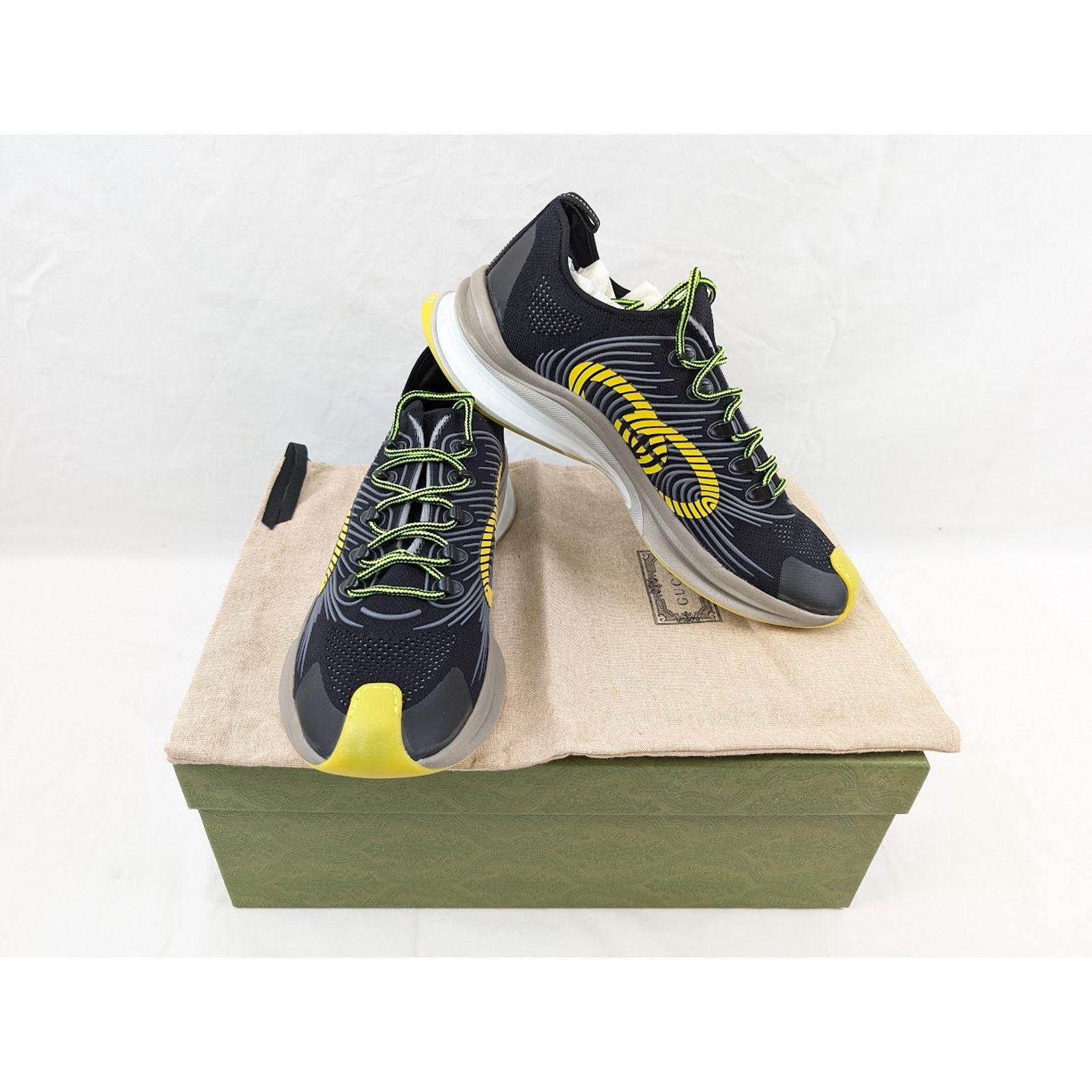 Gucci o1rshd1 Fabric Low-Top Sneakers in Multicolor Size US 13 / EU 46 - 20 Thumbnail