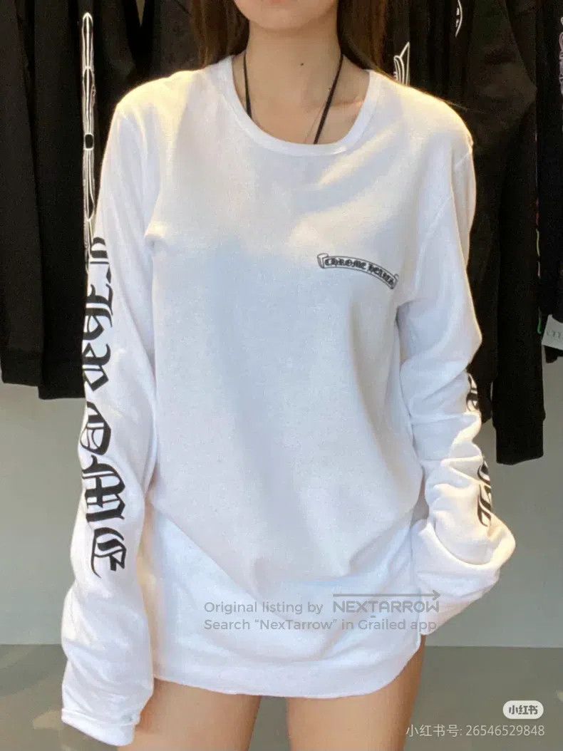 Chrome Hearts Chrome Hearts Size S White dark stripe long sleeve Size US S / EU 44-46 / 1 - 7 Thumbnail