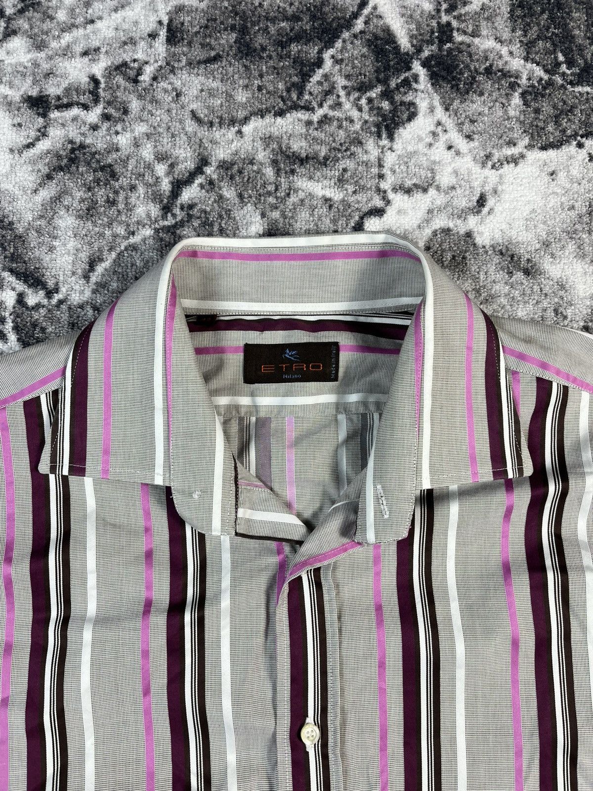 Etro Etro Milano Striped Button Up Shirt XL Size US XL / EU 56 / 4 - 4 Thumbnail