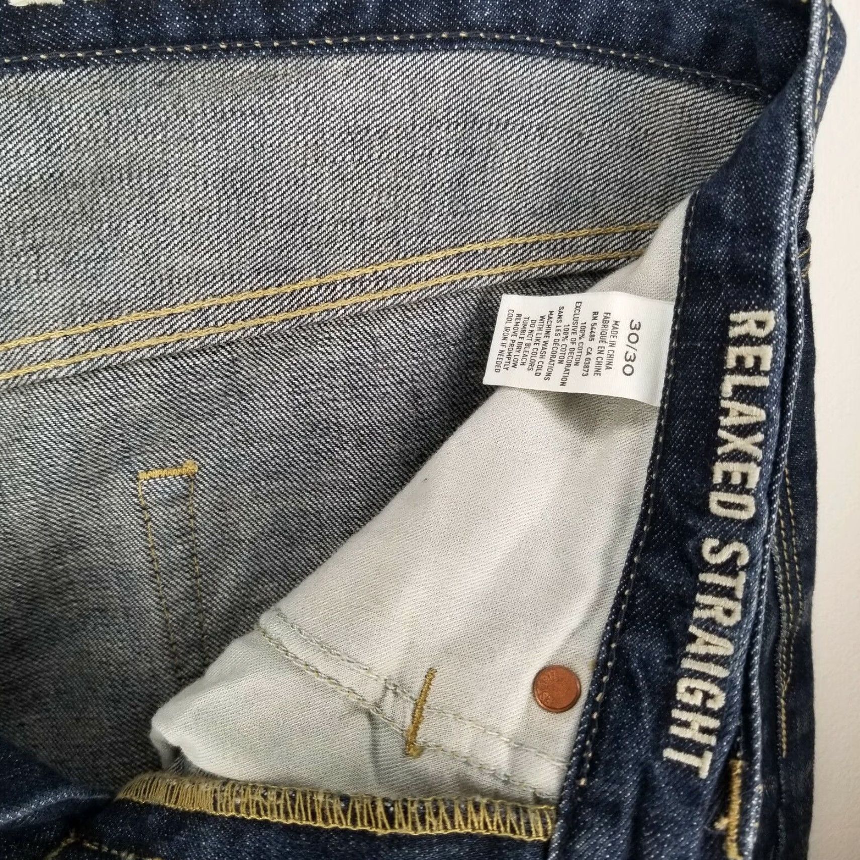 American Eagle Outfitters American Eagle Outfitters Jeans Adult 30x30 Blue Relaxed Straight Mens Size US 30 / EU 46 - 4 Thumbnail