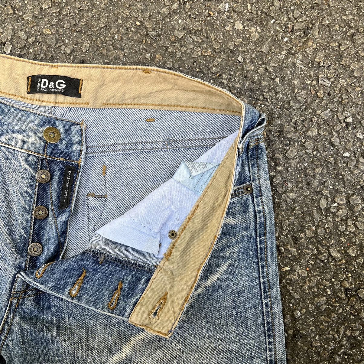 Dolce & Gabbana Vintage Dolce & Gabbana Distressed Denim Faded Jeans D&G Size US 32 / EU 48 - 7 Thumbnail