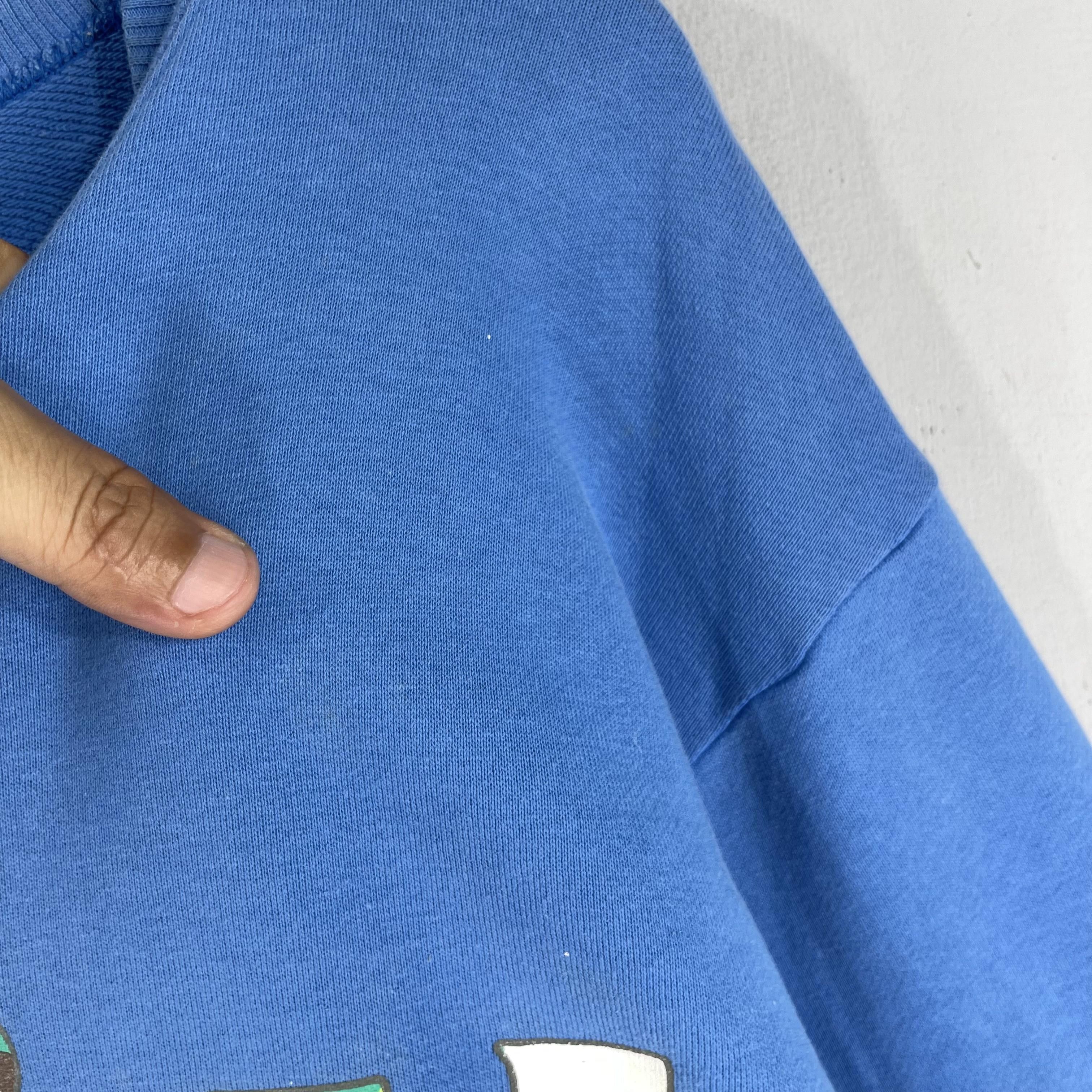 Disney × Vintage Vintage 90's DONALD DUCK Puzzle Printed Pullover Sweater Size US M / EU 48-50 / 2 - 8 Thumbnail