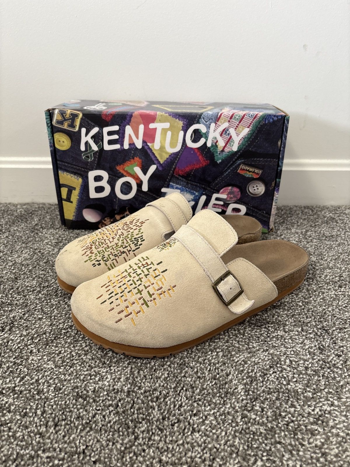 Kentucky Boy Tyler Kentucky Boy Tyler Mockmend Mule ‘Beige’ Size US 10 / EU 43 - 1 Thumbnail