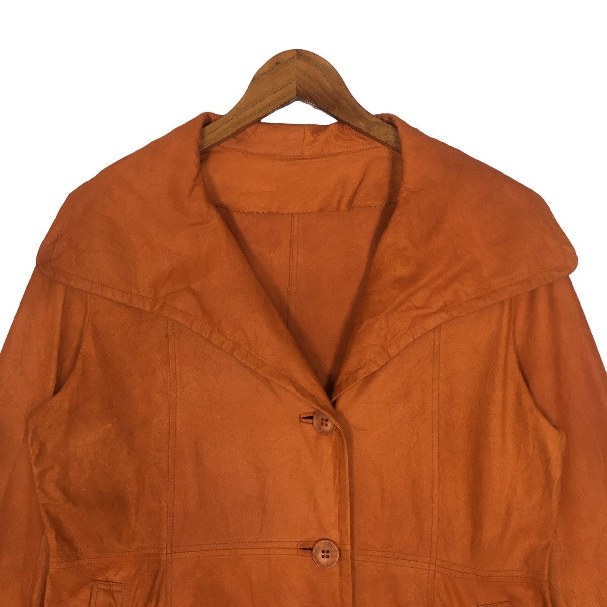 Pierre Balmain Pierre Balmain Paris Leather Coat Jacket Longcoat Size S / US 4 / IT 40 - 3 Thumbnail