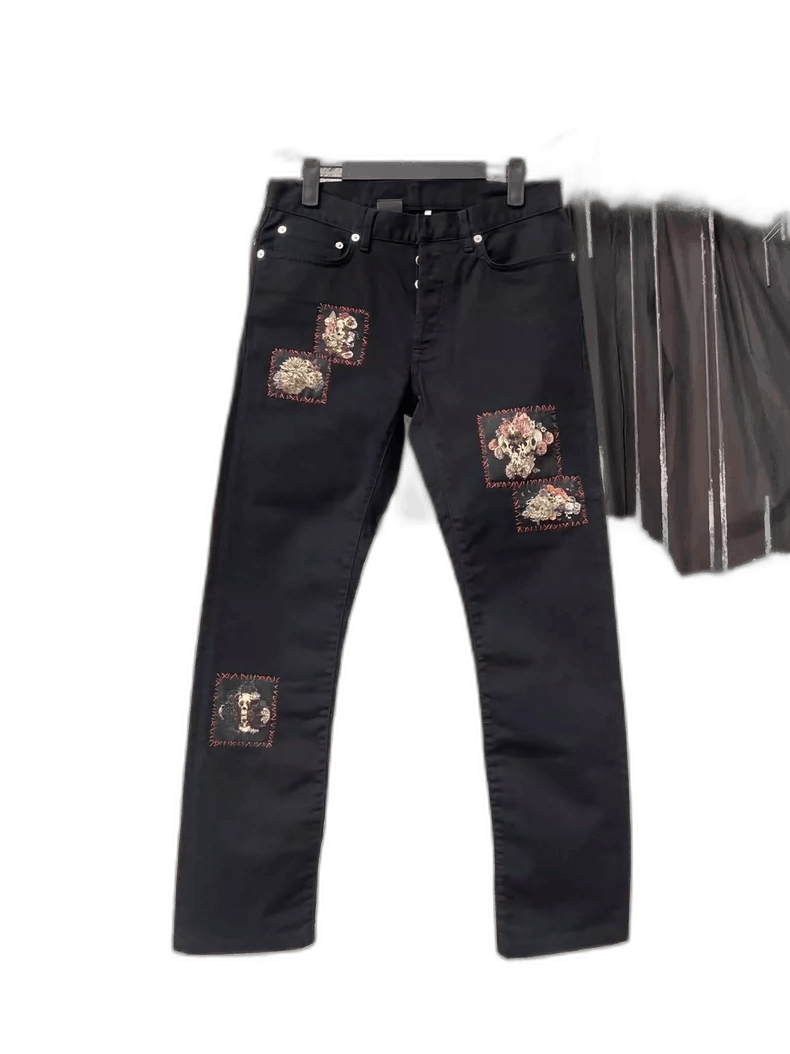 Dior Dior Jeans with Floral Embroidery-2505 Size US 29 - 1 Thumbnail