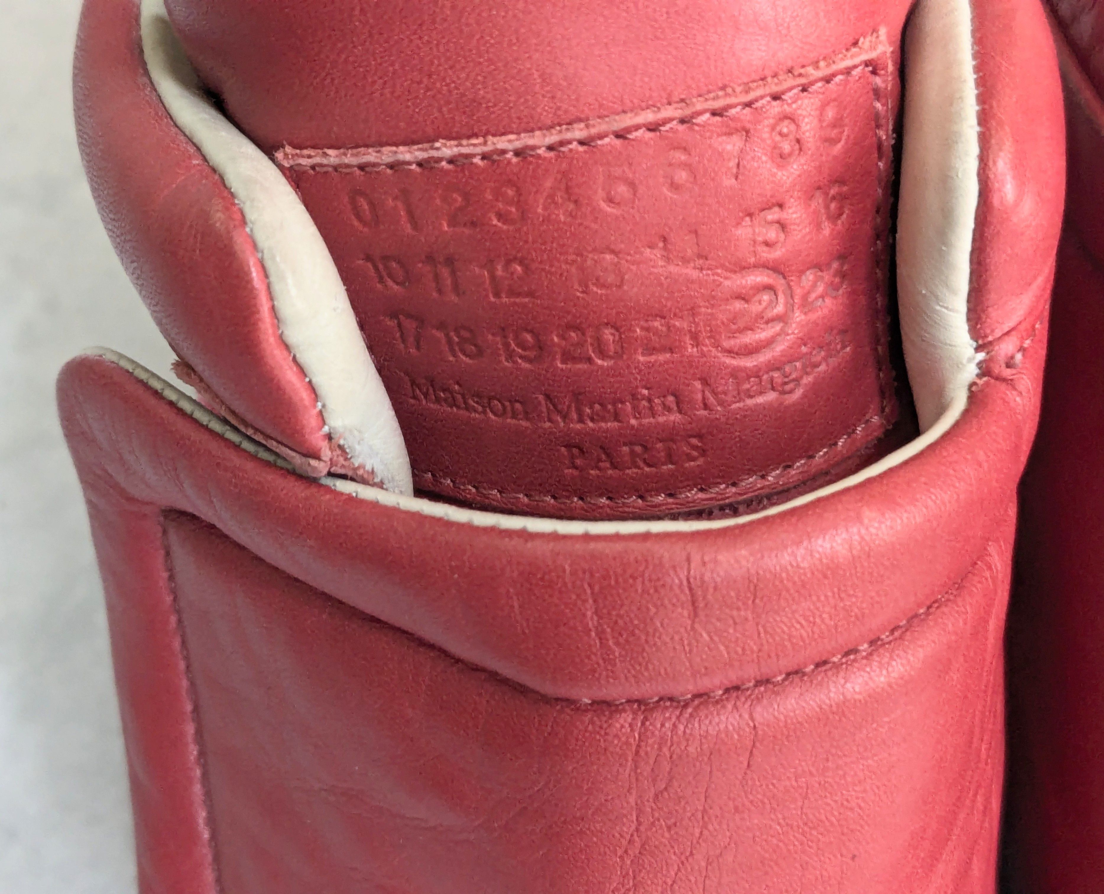 Maison Margiela Maison Margiela Clinic Sneakers Red 11 44 High Tops Leather Size US 11 / EU 44 - 8 Thumbnail