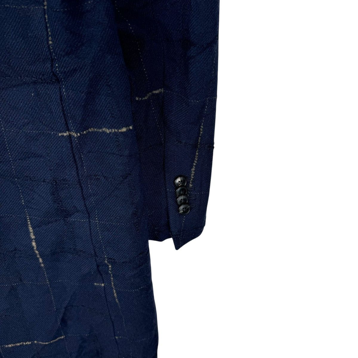 Boglioli ❄️BOGLIOLI STRIPED DISTRESS LONG COAT JACKET Size US M / EU 48-50 / 2 - 7 Thumbnail