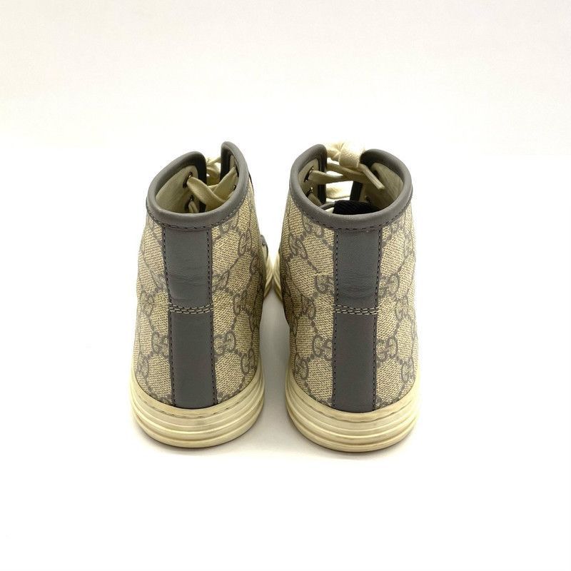 Gucci Gucci Grey High-Top Sneakers with Double G Size US 5.5 / EU 38 - 3 Thumbnail