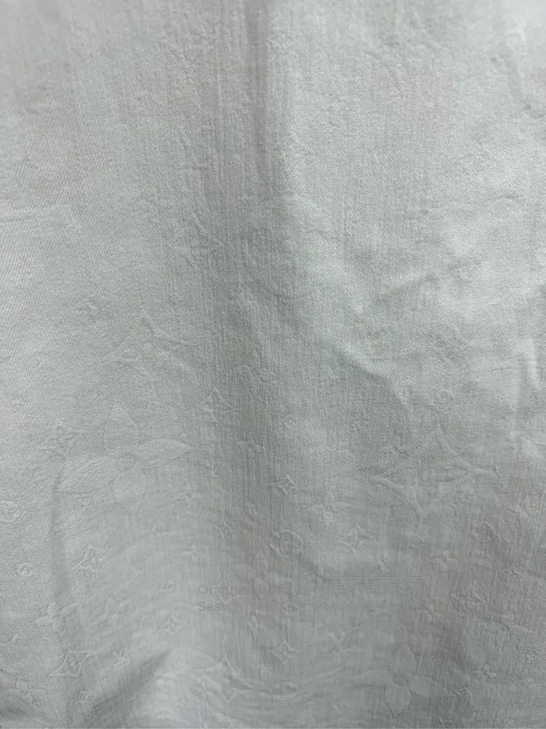Louis Vuitton Louis Vuitton White dark full print denim short sleeve shi Size US L / EU 52-54 / 3 - 8 Thumbnail