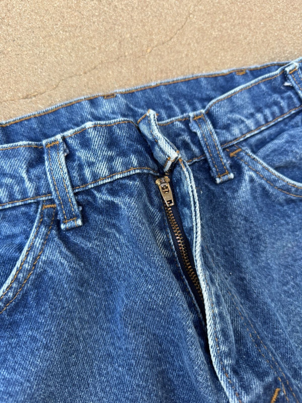 Levi's Vtg 80’s Levi’s 646 Orange Tab Bellbottom Flare Jeans 32x28 Size US 32 / EU 48 - 5 Thumbnail
