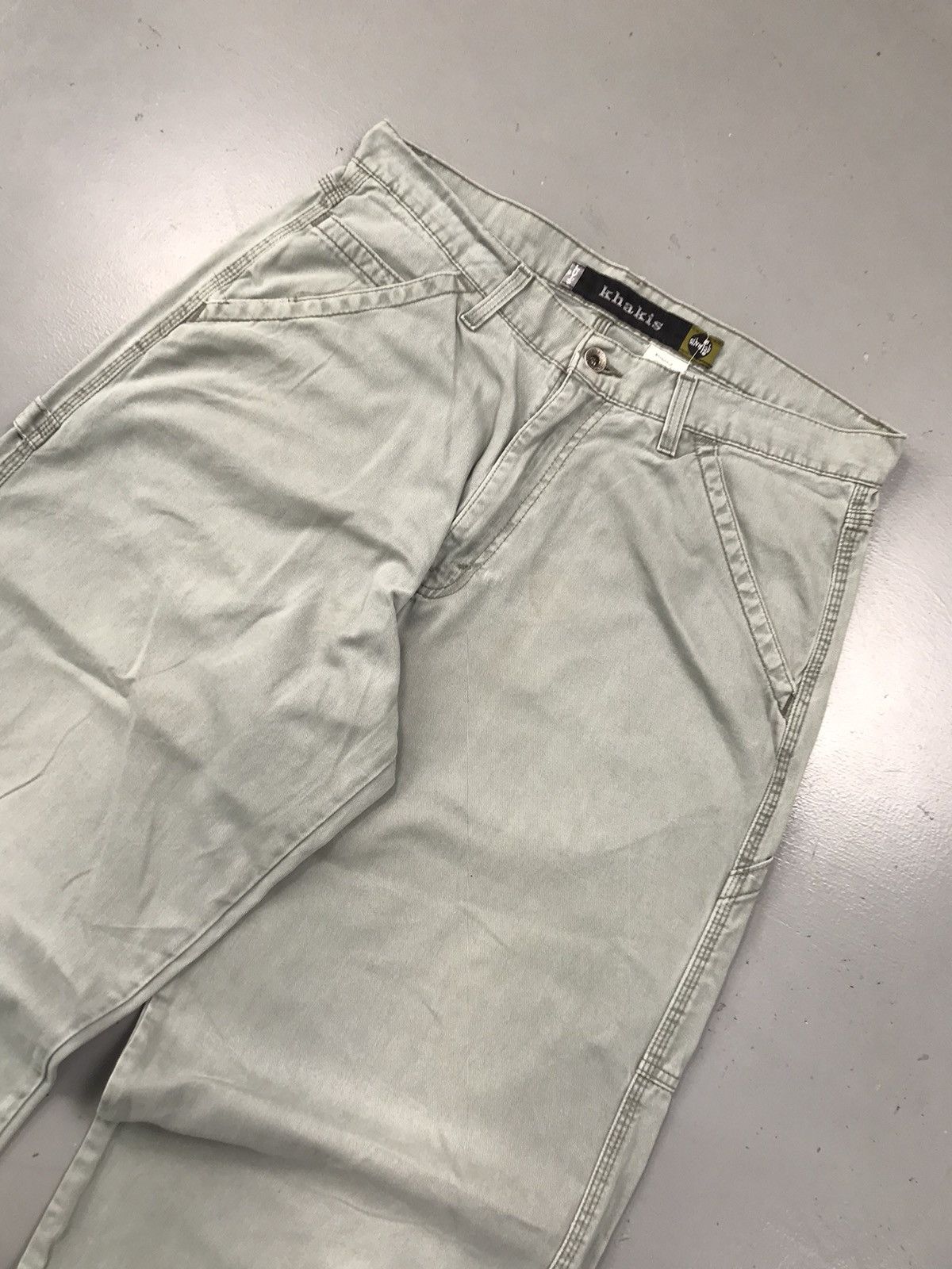 Levi's × Levi's Vintage Clothing 90s vintage Levi’s silver tab khakhi carpenter denim Size US 35 - 3 Thumbnail