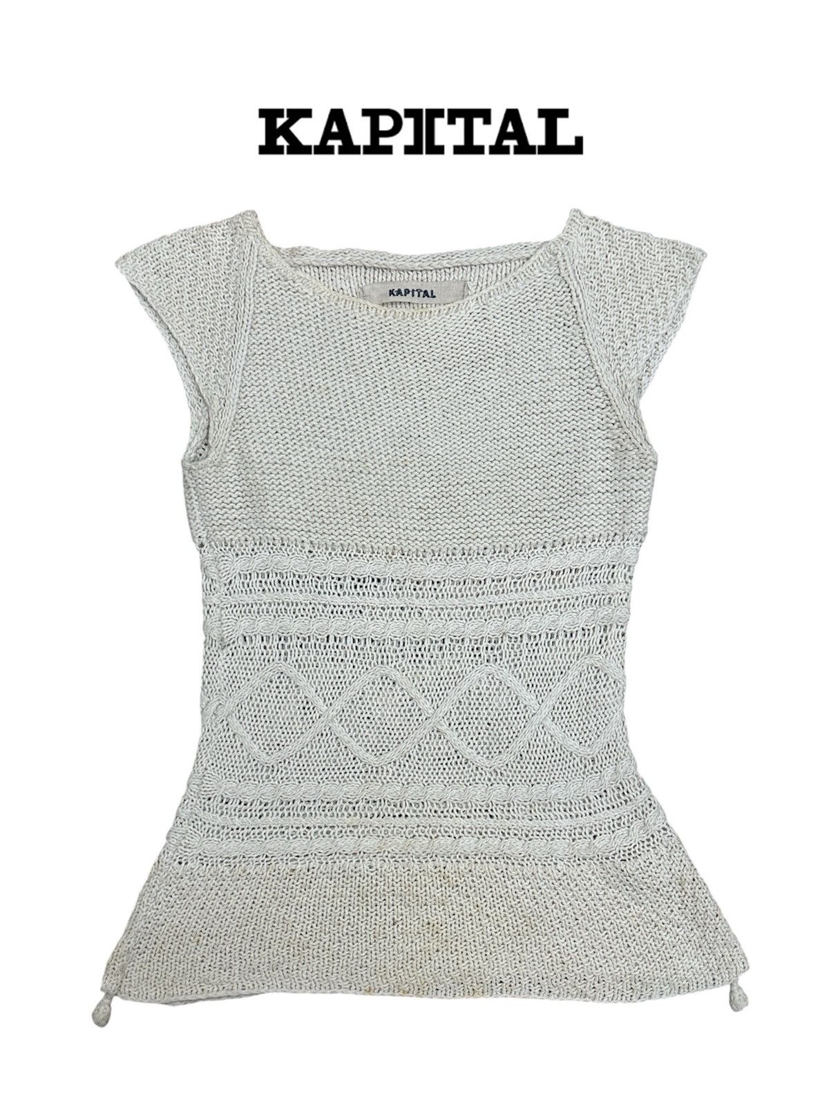 Kapital Kapital Crochet Sleveeles Blouse Shirt Size US M / EU 48-50 / 2 - 1 Thumbnail