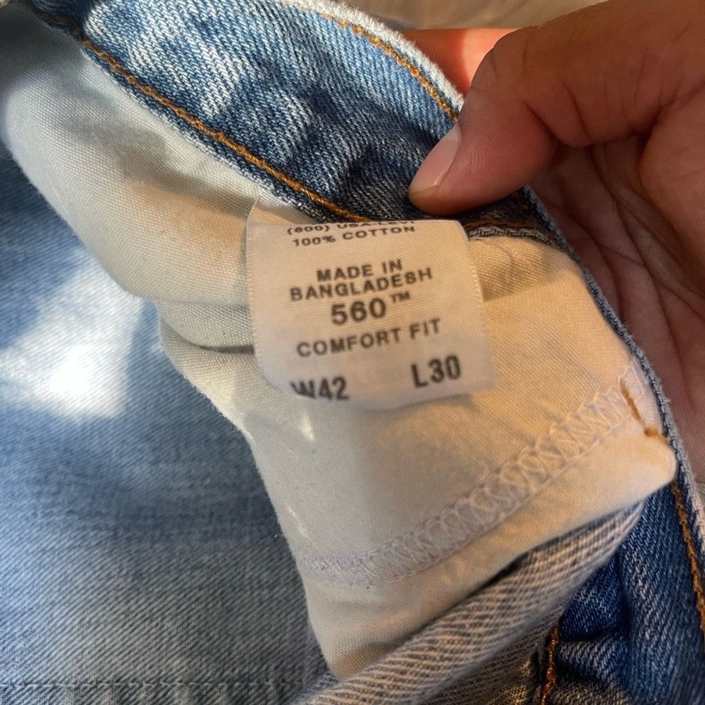 Levi's Levi's Classic Blue Men's Jeans 42x30 Size US 42 / EU 58 - 3 Thumbnail