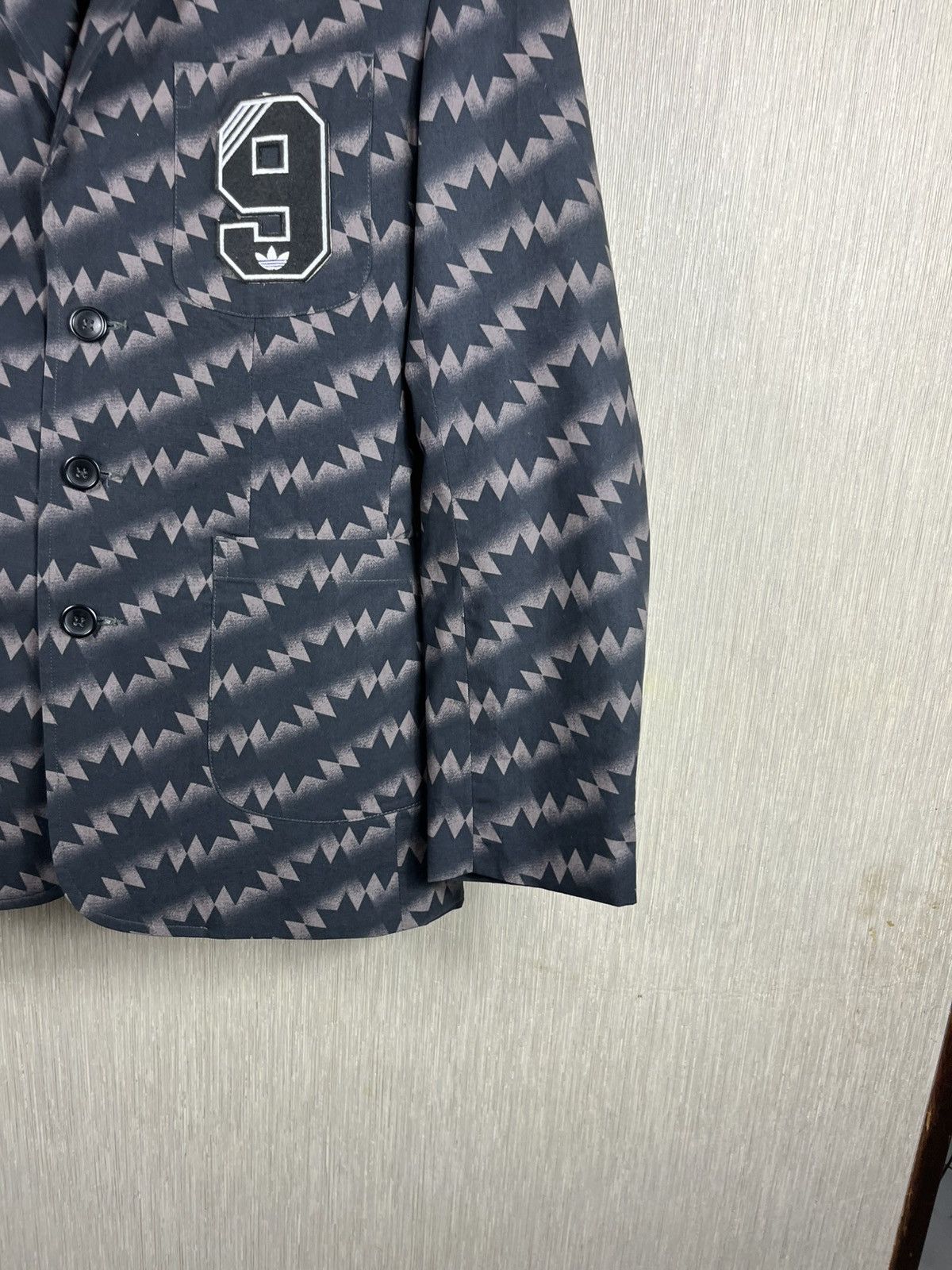Adidas × Vintage Vintage Adidas blazer jacket y2k monogram sharp pin 9 logo Size US S / EU 44-46 / 1 - 6 Thumbnail