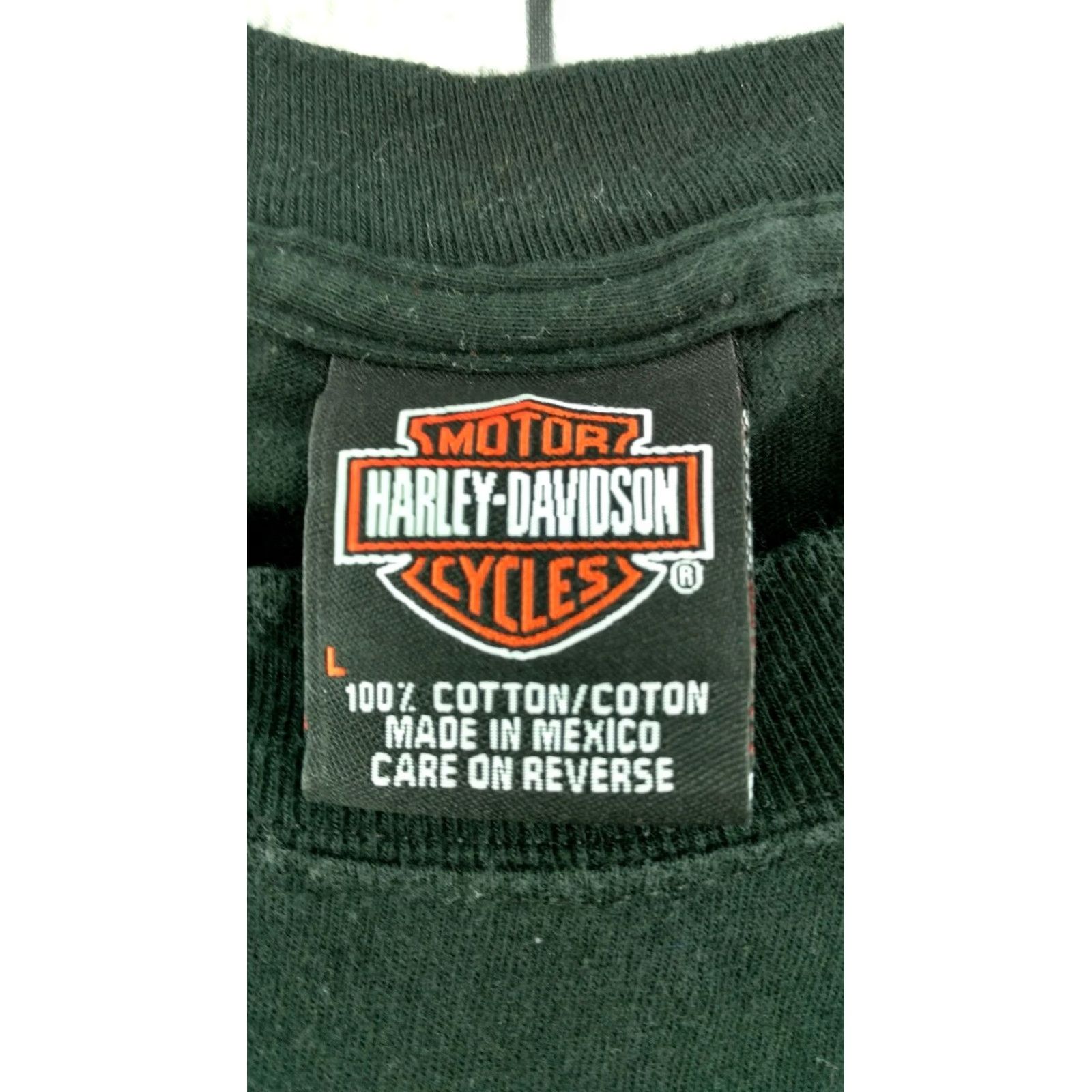 Harley Davidson Vintage Harley-Davidson T-Shirt | Graphic Tee | Black | Large | Men’s XS? Size US L / EU 52-54 / 3 - 7 Thumbnail