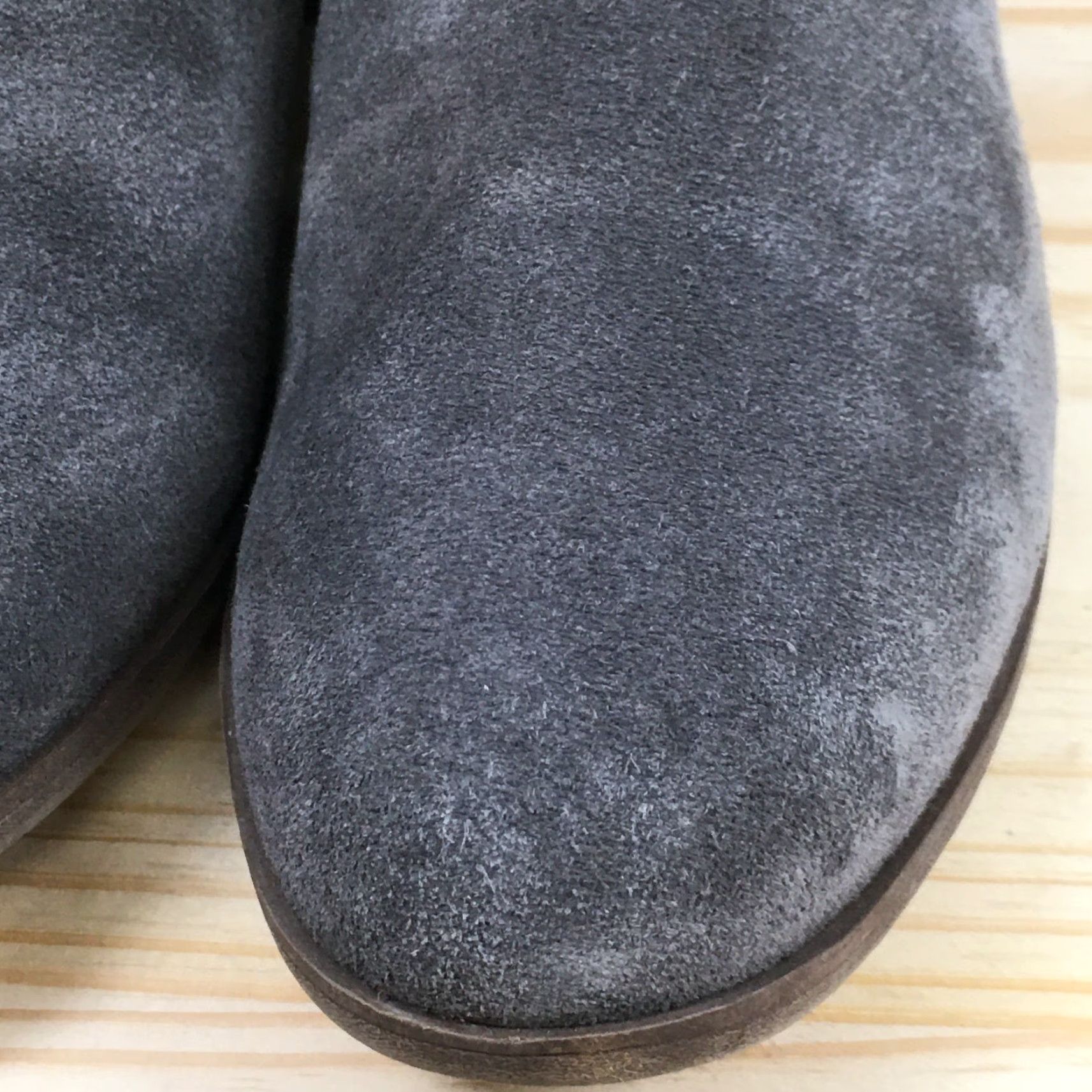 Toms TOMS Boots Womens 8 Gray Deia Ankle Booties Suede Heels Zip Casual Boots Gray 8 Shoes Women Modern Classic Size US 8 / IT 38 - 4 Thumbnail